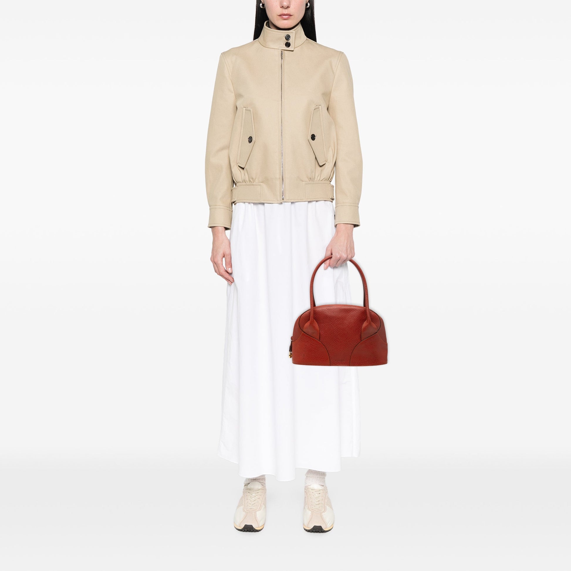 Grained Calfskin Handbag