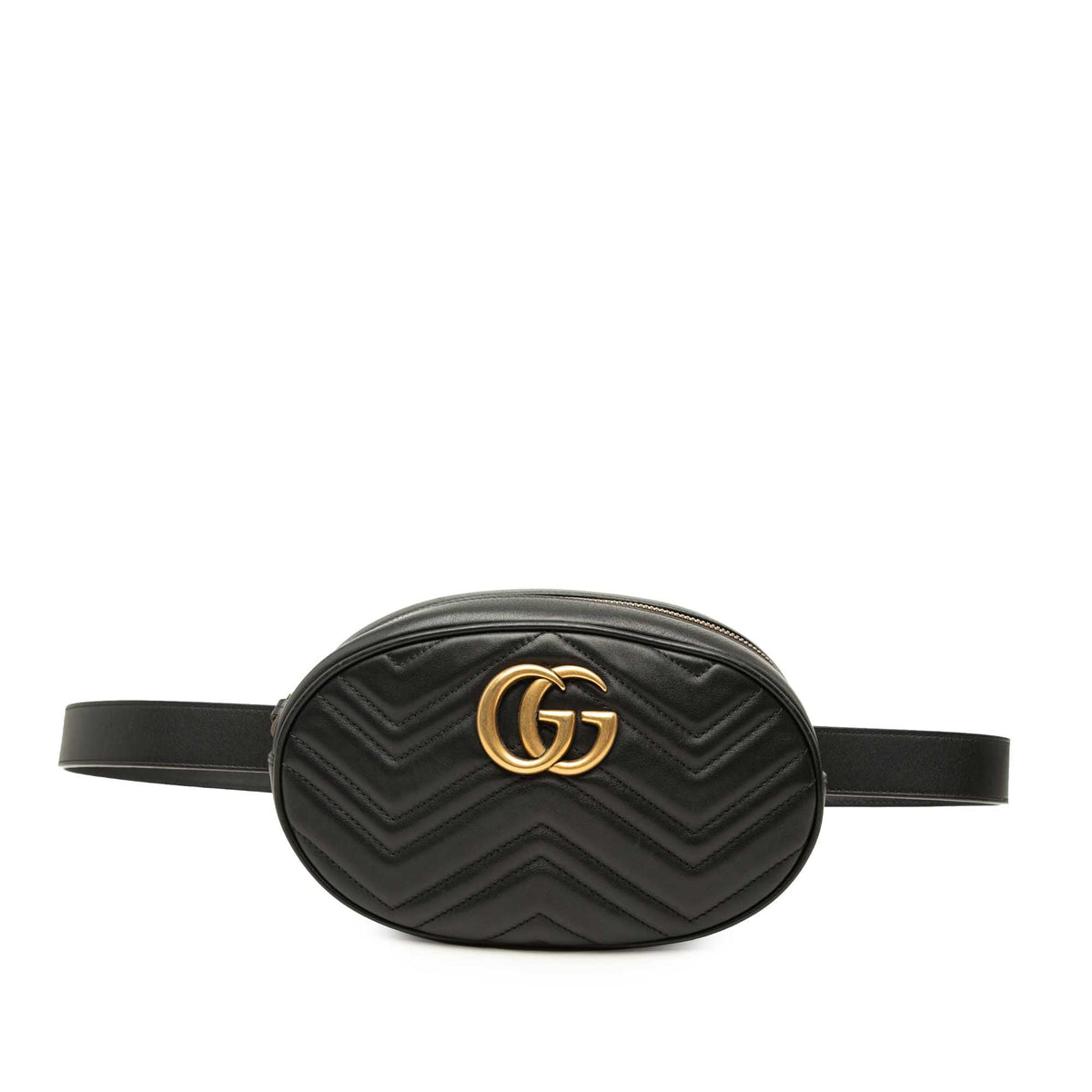 Gucci Large GG Marmont Matelasse Calfskin Belt Bag