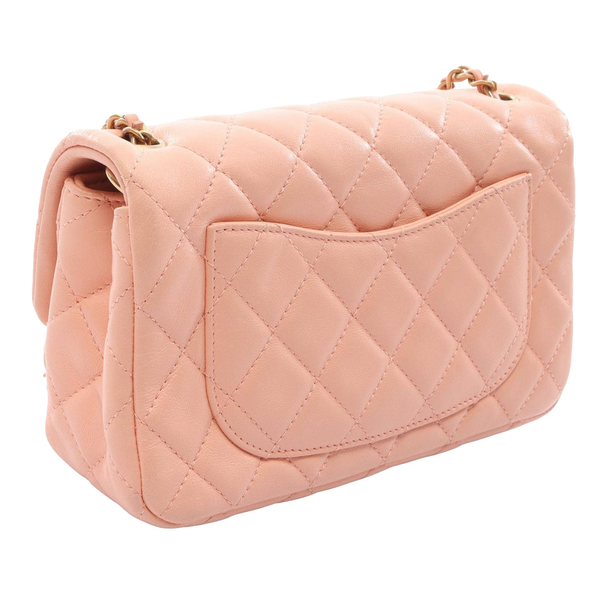 Chanel Mini Rectangular Classic Lambskin Single Flap