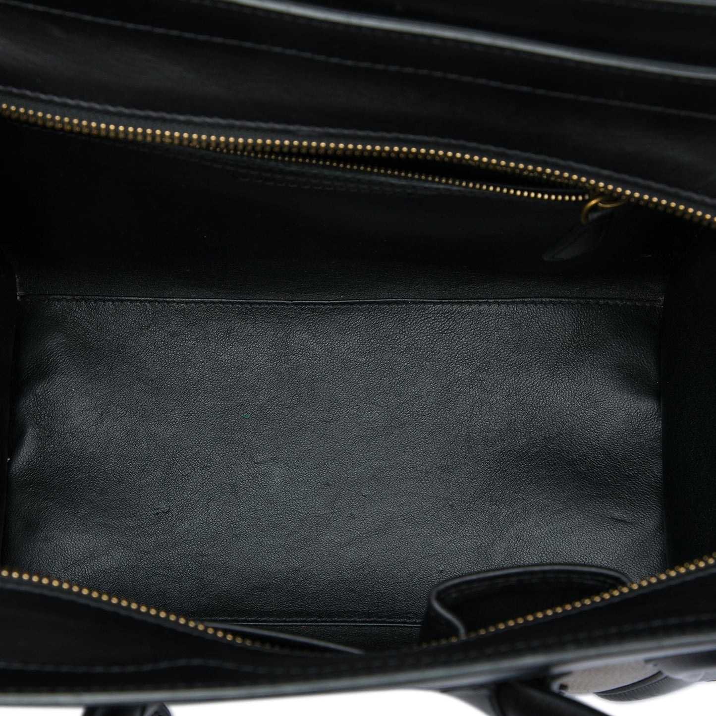 Celine Mini Tricolor Calfskin and Suede Luggage Tote