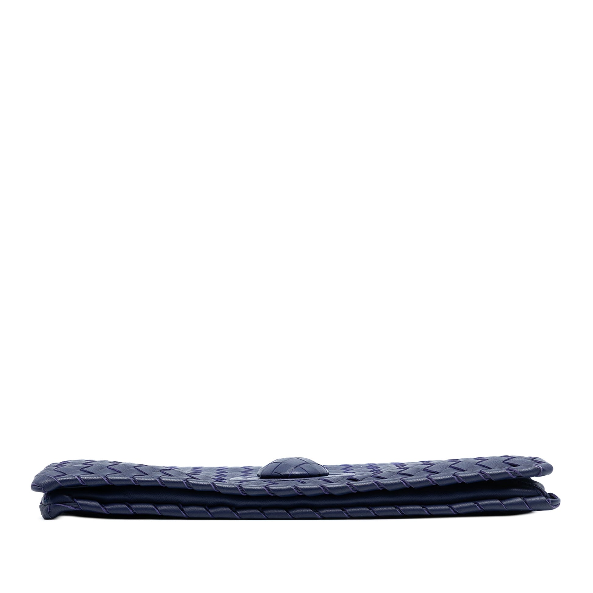 Bottega Veneta Nappa Intrecciato Turn Lock Clutch