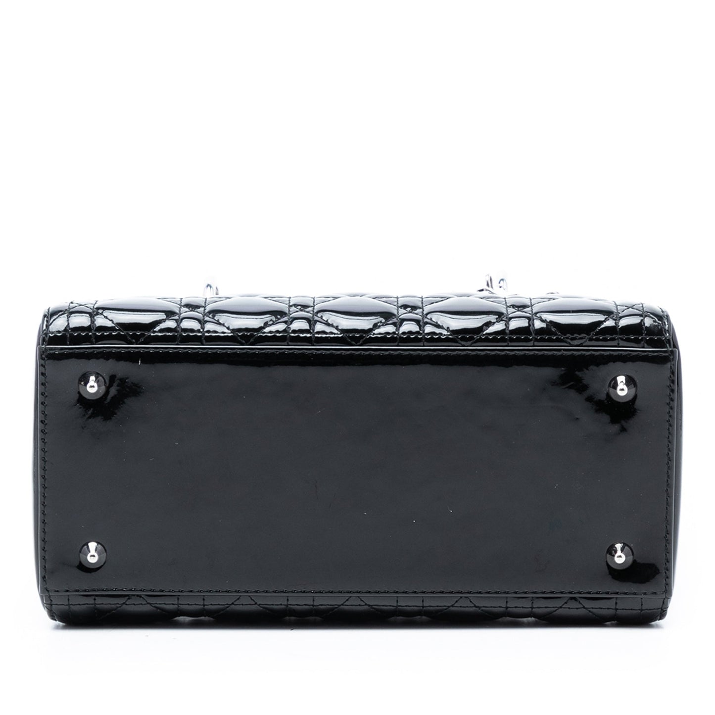 Dior Medium Patent Cannage Lady Dior