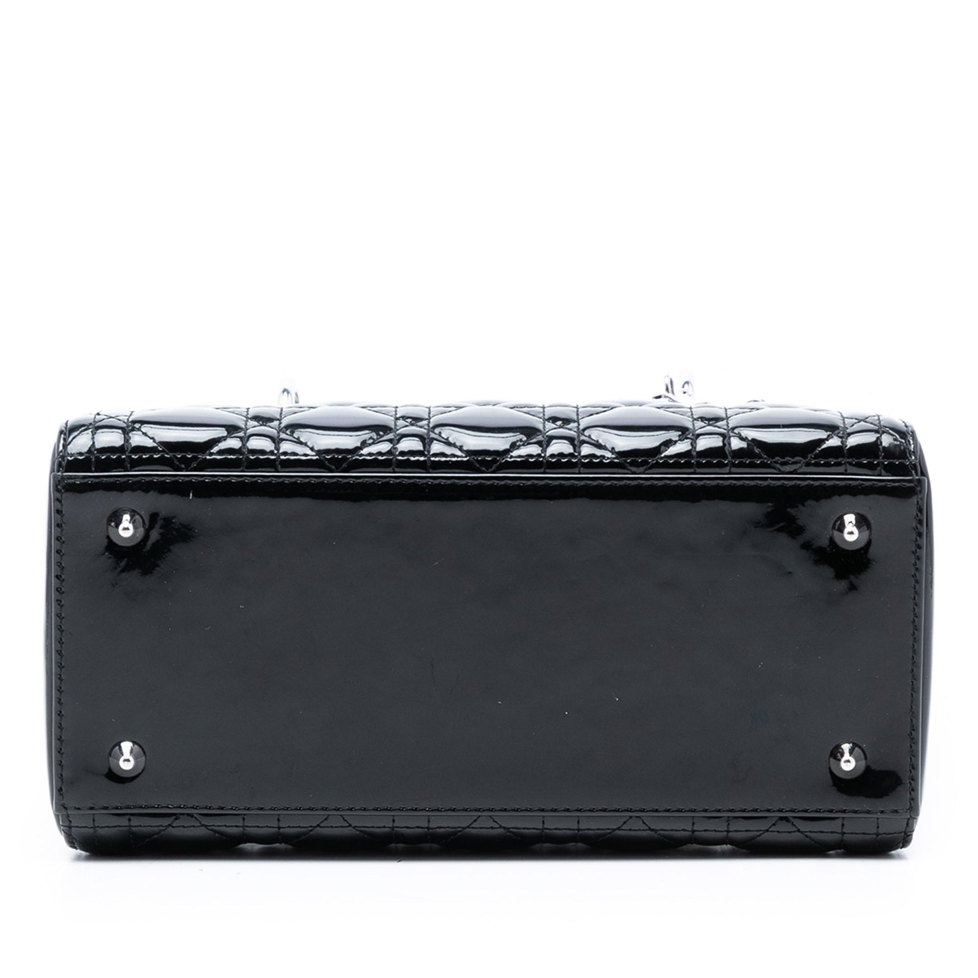 Dior Medium Patent Cannage Lady Dior