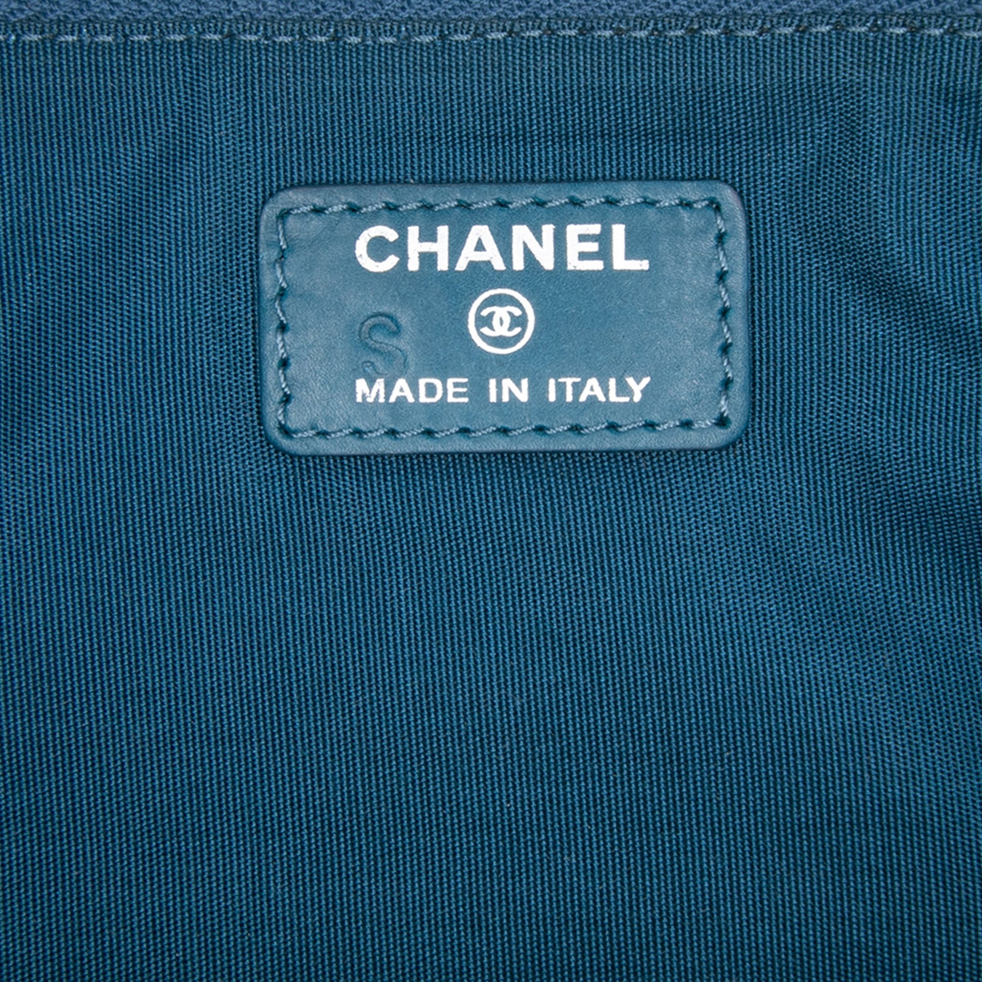Chanel Quilted Lambskin Multi Zip Case Clutch