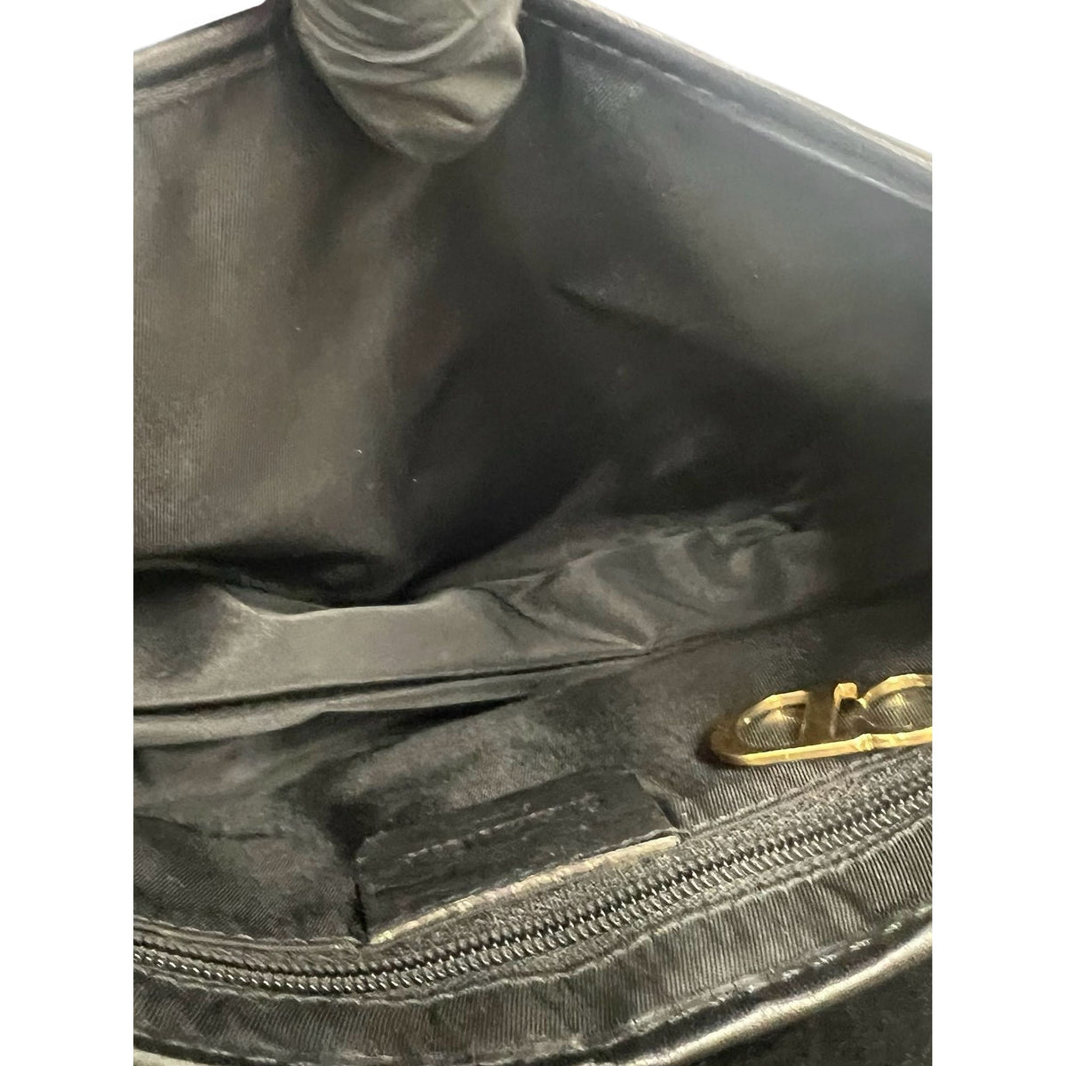 Dior Calfskin Saddle Bag — Black