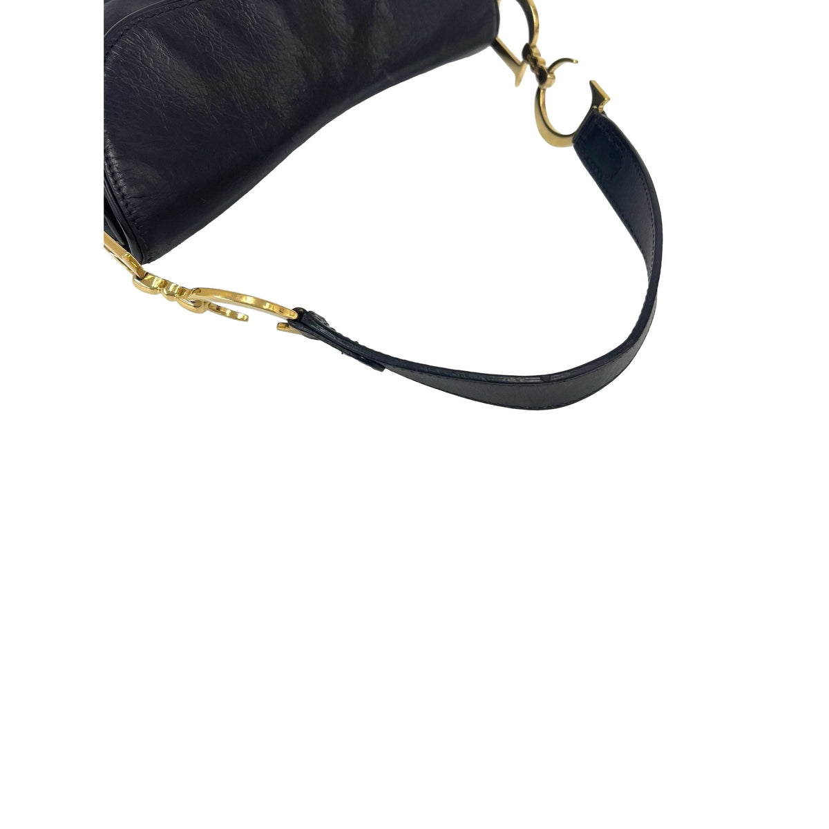 Dior Calfskin Saddle Bag — Black