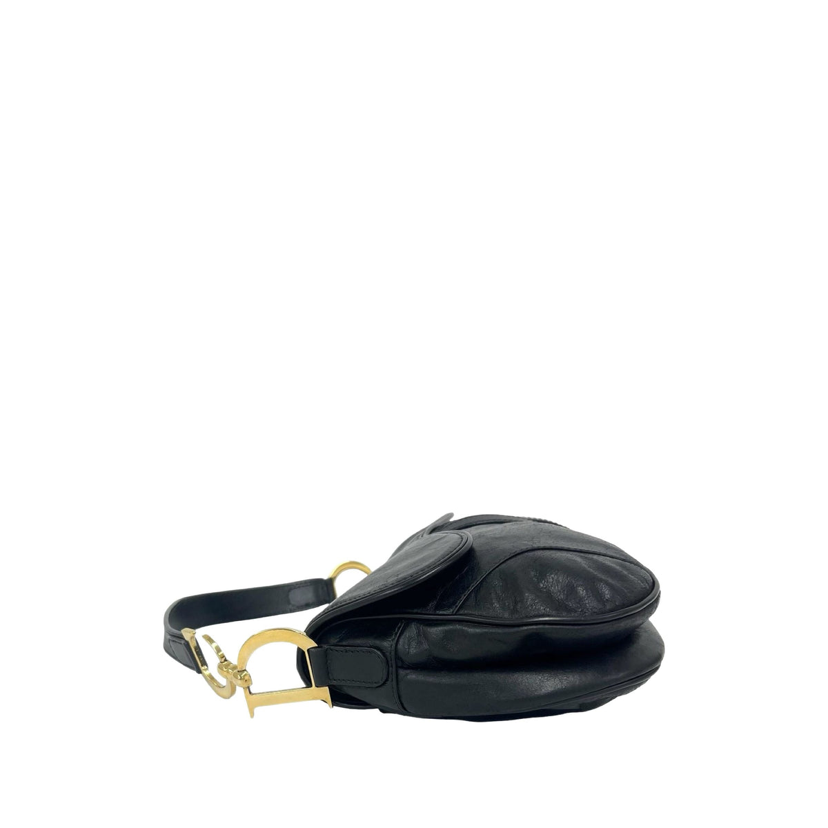 Dior Calfskin Saddle Bag — Black