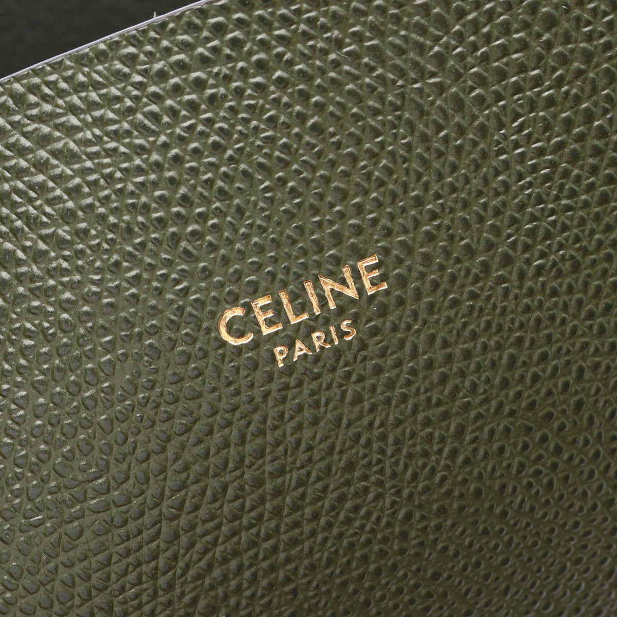 Celine Small Grained Calfskin Vertical Cabas Satchel