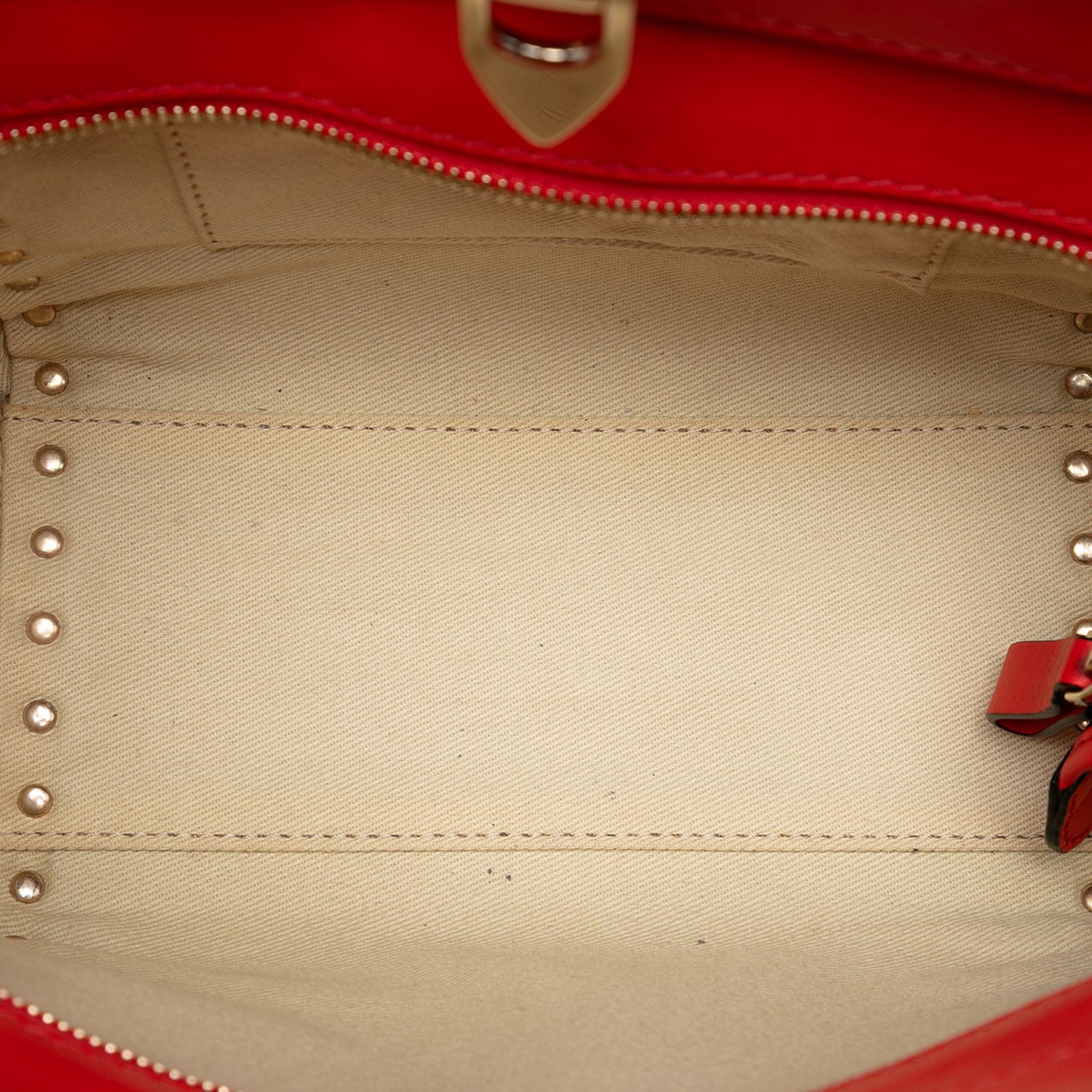Valentino Mini Leather Rockstud Double Handle Tote