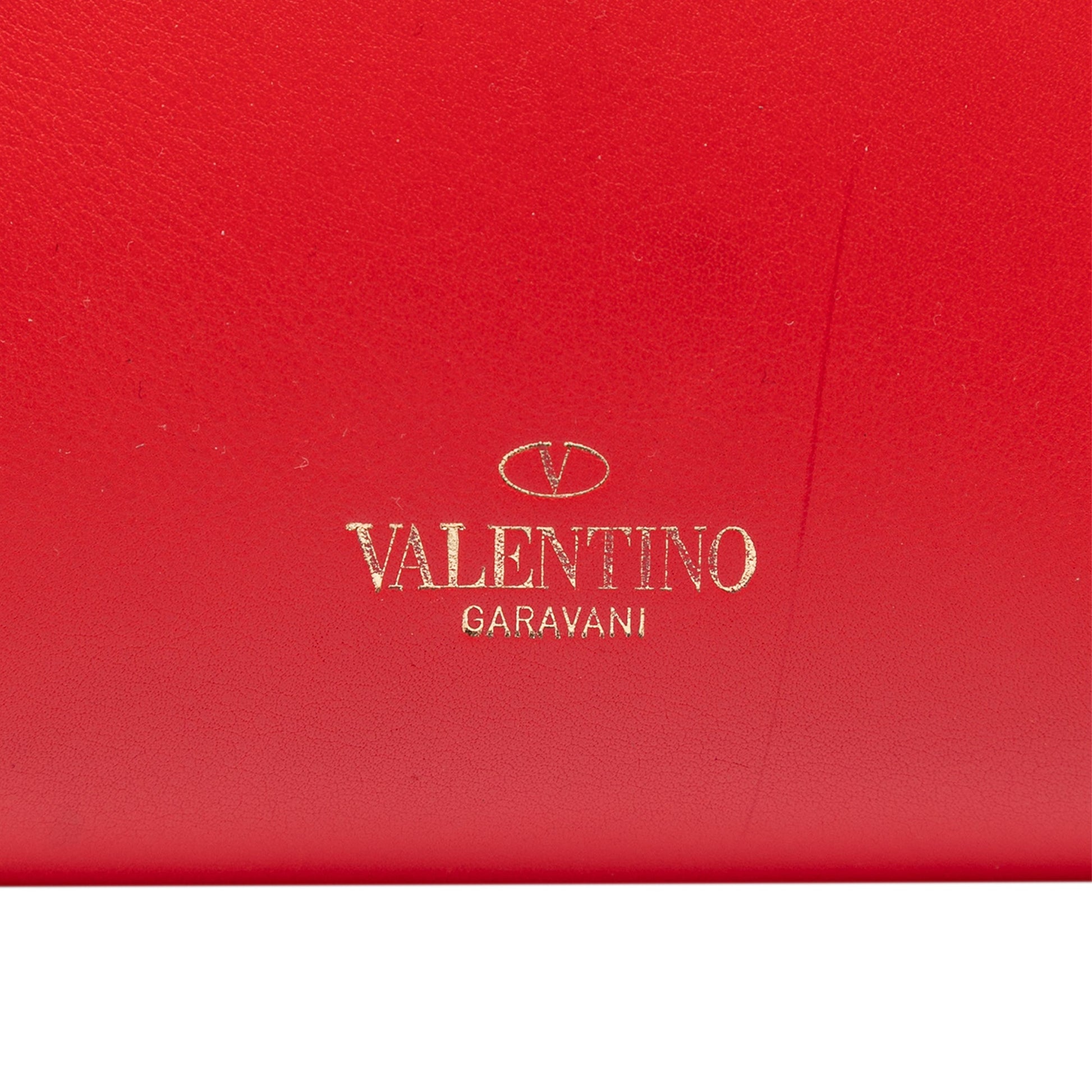 Valentino Mini Leather Rockstud Double Handle Tote