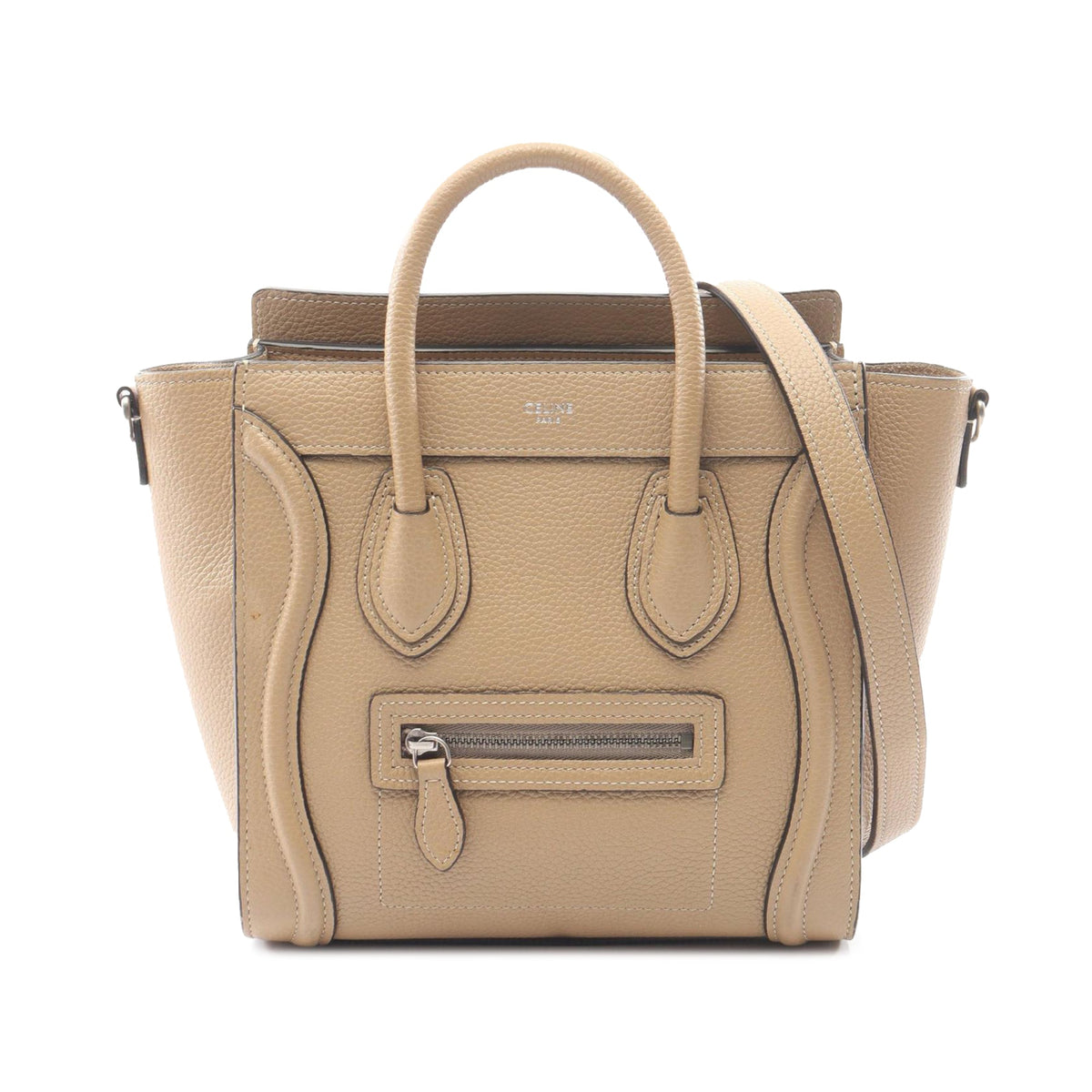 Celine Nano Leather Luggage Tote
