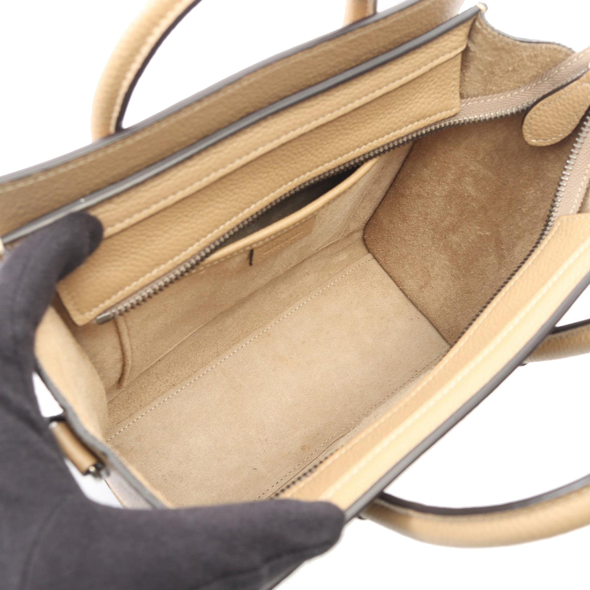Celine Nano Leather Luggage Tote