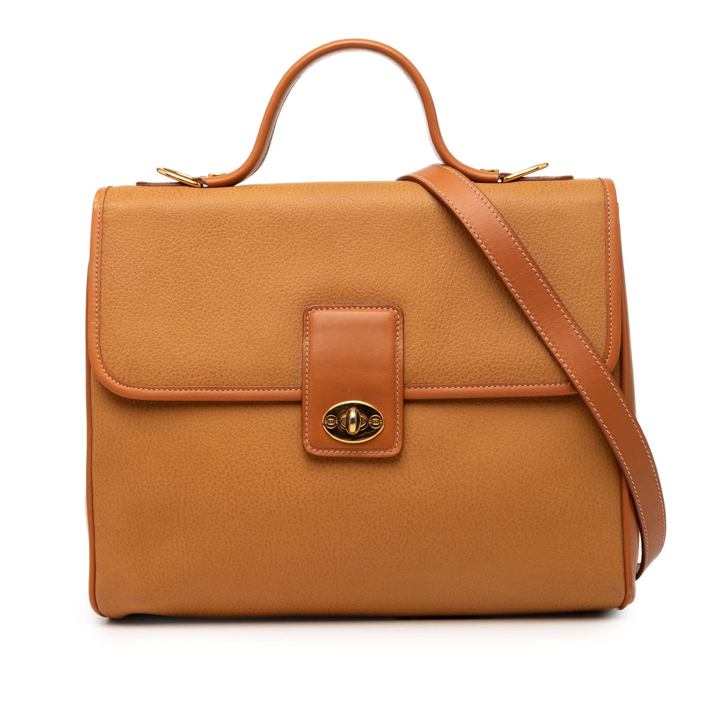 Gucci Calfskin Turnlock Top Handle Bag