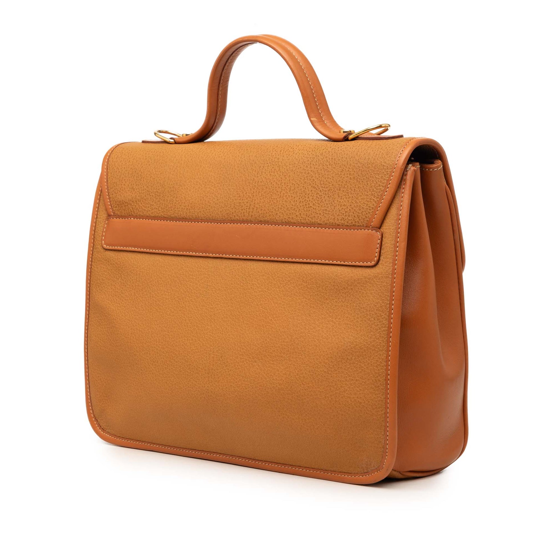 Gucci Calfskin Turnlock Top Handle Bag