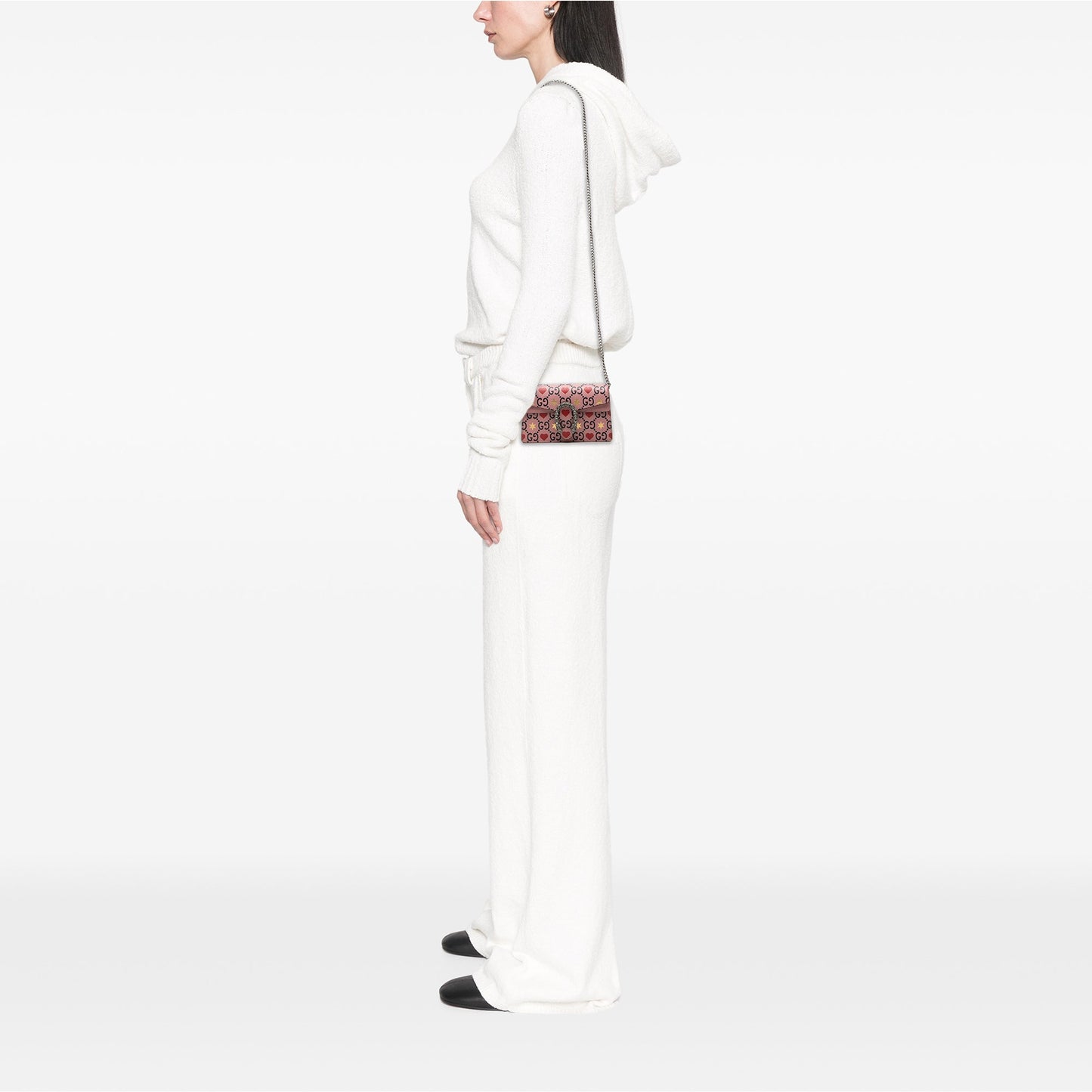 Gucci Mini Textured Leather Valentines Day Dionysus Crossbody