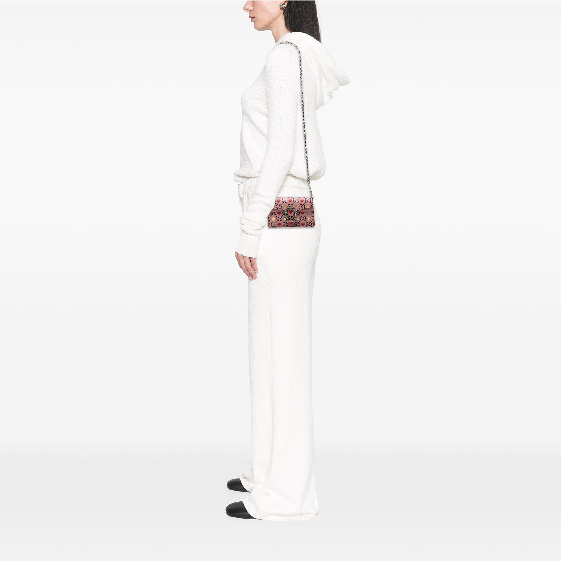 Gucci Mini Textured Leather Valentines Day Dionysus Crossbody