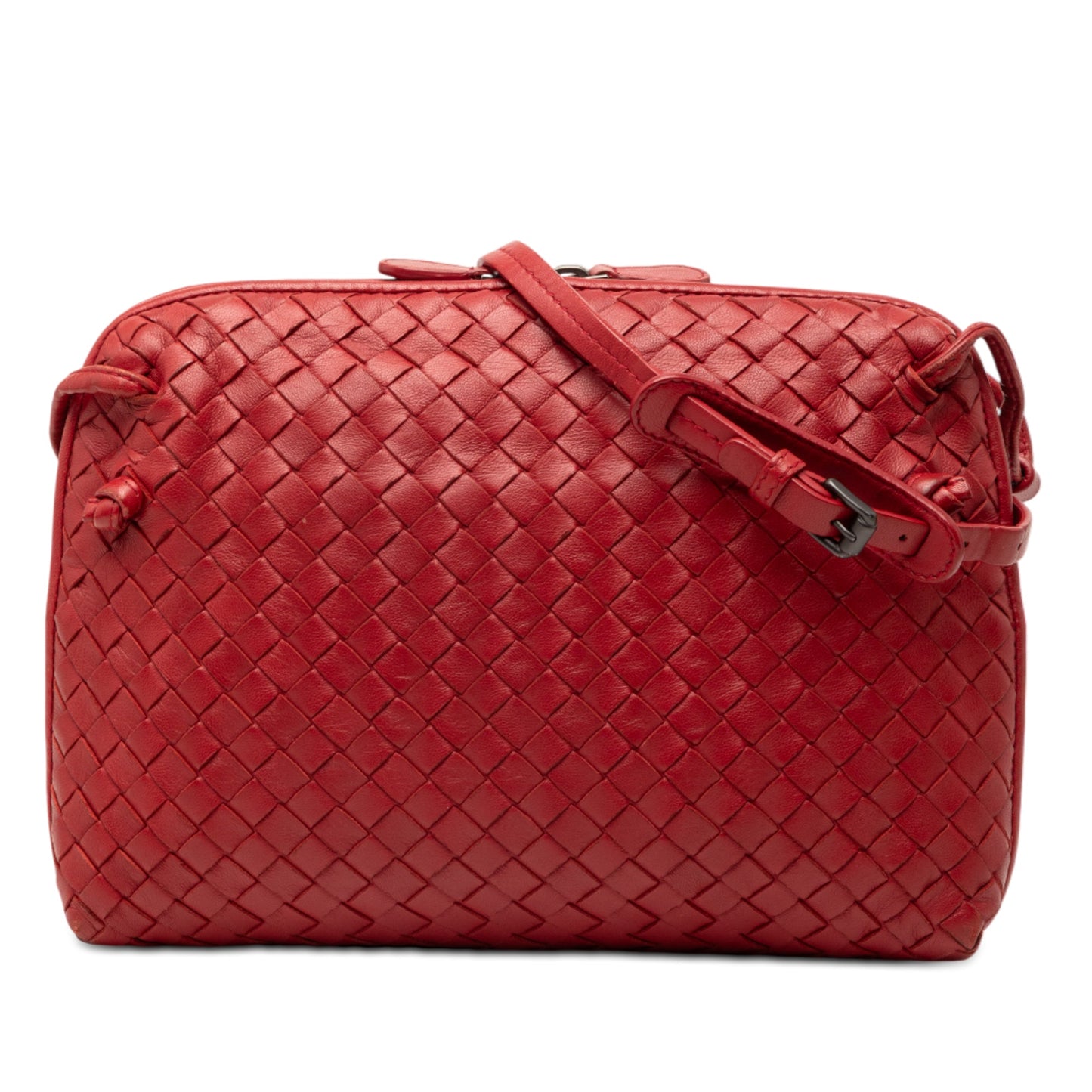 Bottega Veneta Nappa Intrecciato Nodini Crossbody