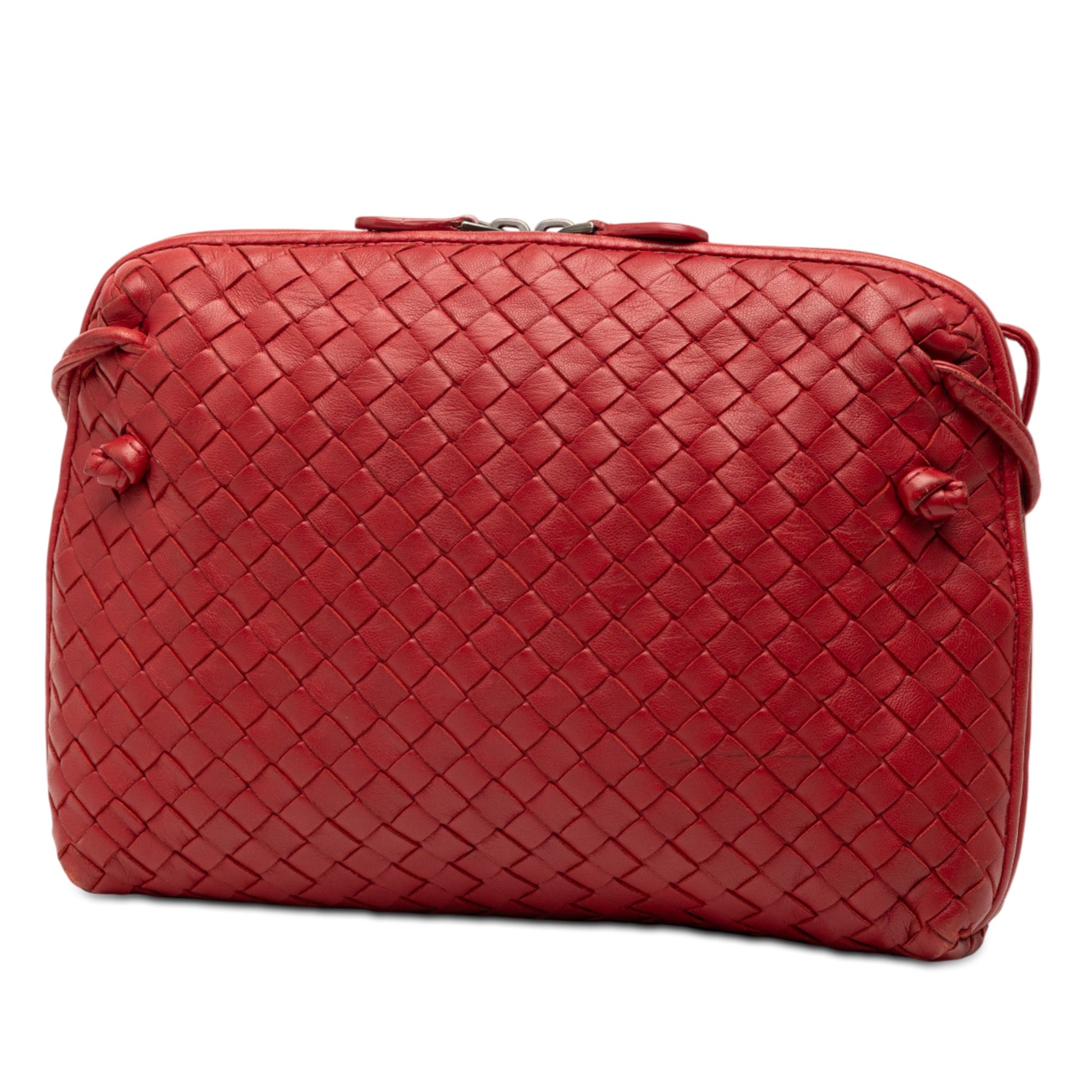 Bottega Veneta Nappa Intrecciato Nodini Crossbody
