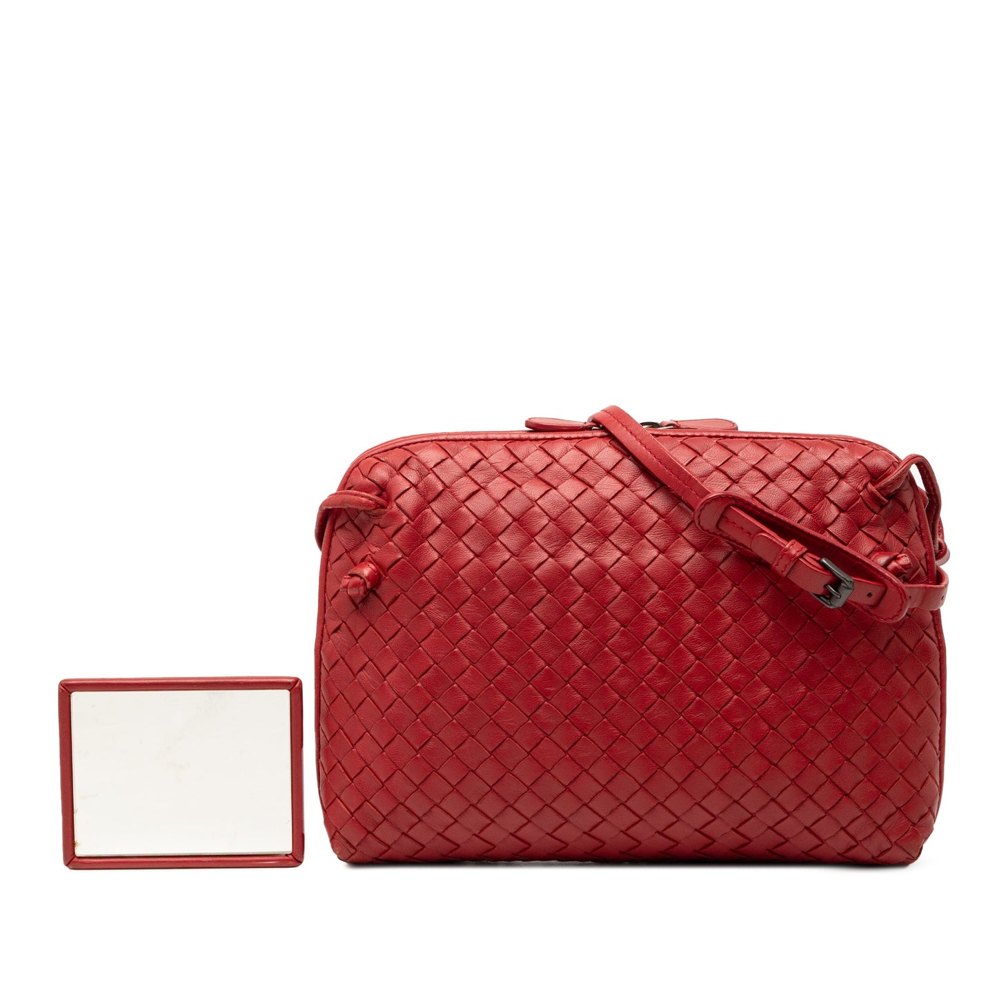 Bottega Veneta Nappa Intrecciato Nodini Crossbody