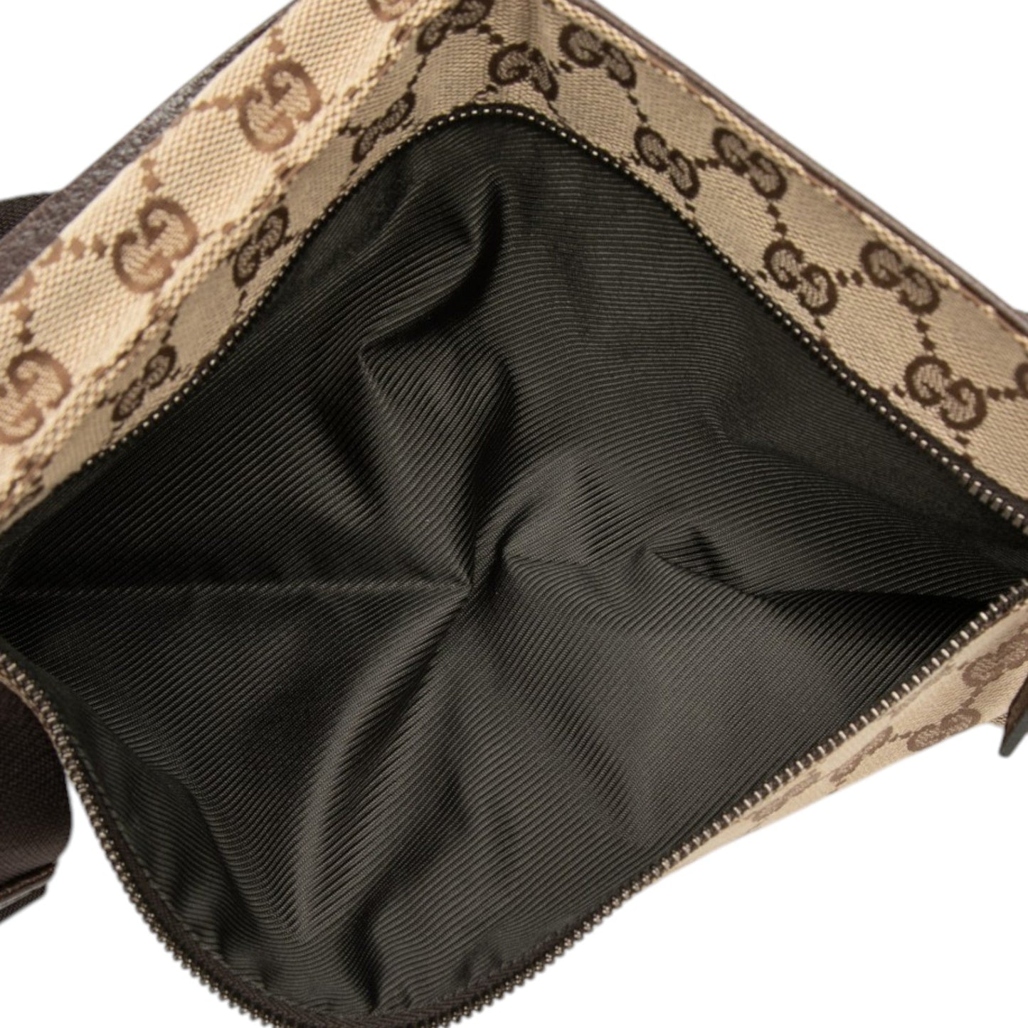 Gucci GG Canvas Double Pocket Belt Bag