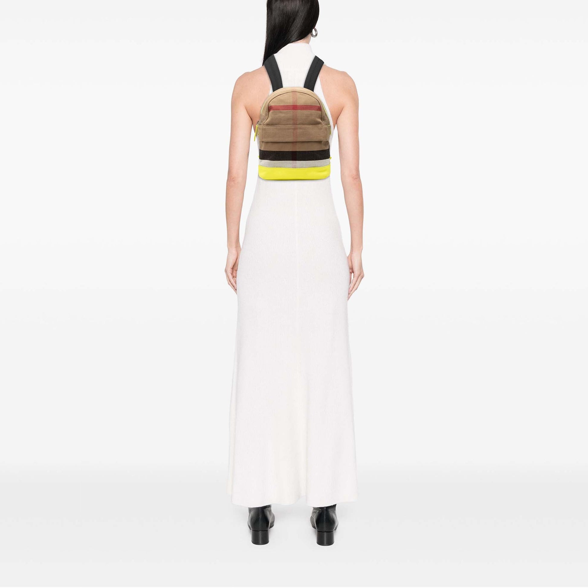 Burberry Mega Check Canvas Tiller Backpack