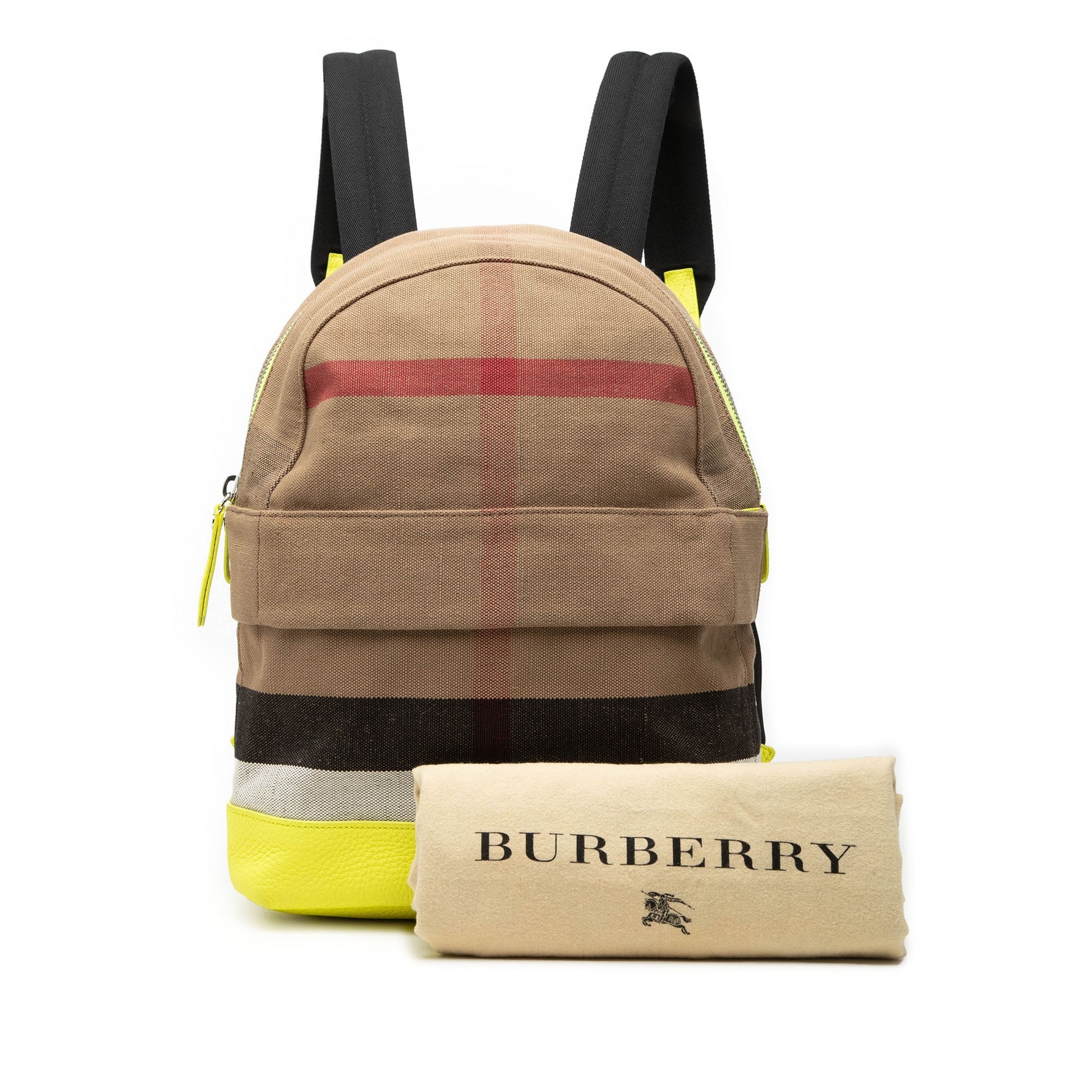 Burberry Mega Check Canvas Tiller Backpack