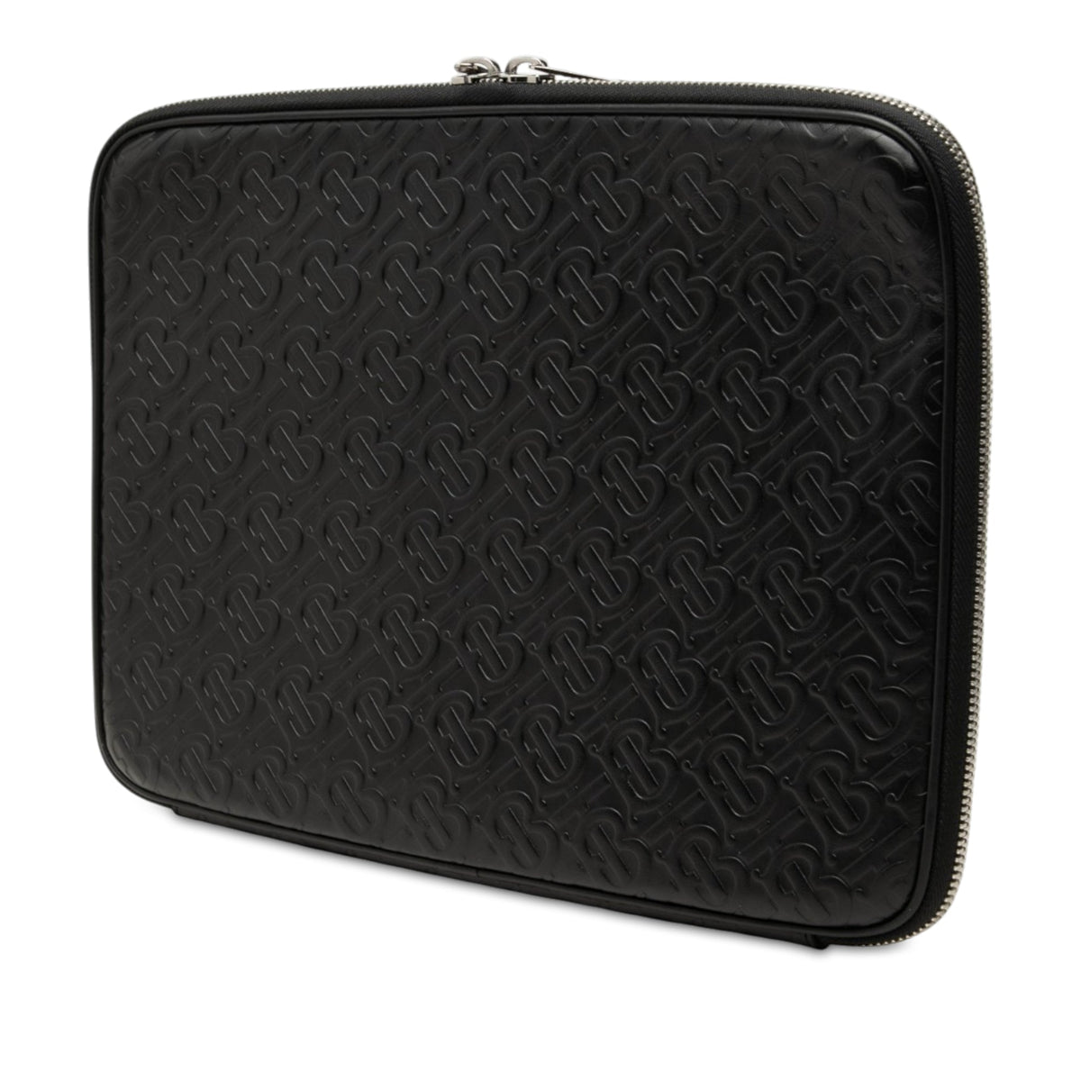 Burberry TB Monogram Embossed Calfskin Laptop Case