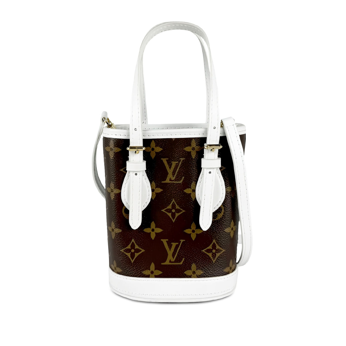 Louis Vuitton LV Match Monogram Nano Bucket — Brown