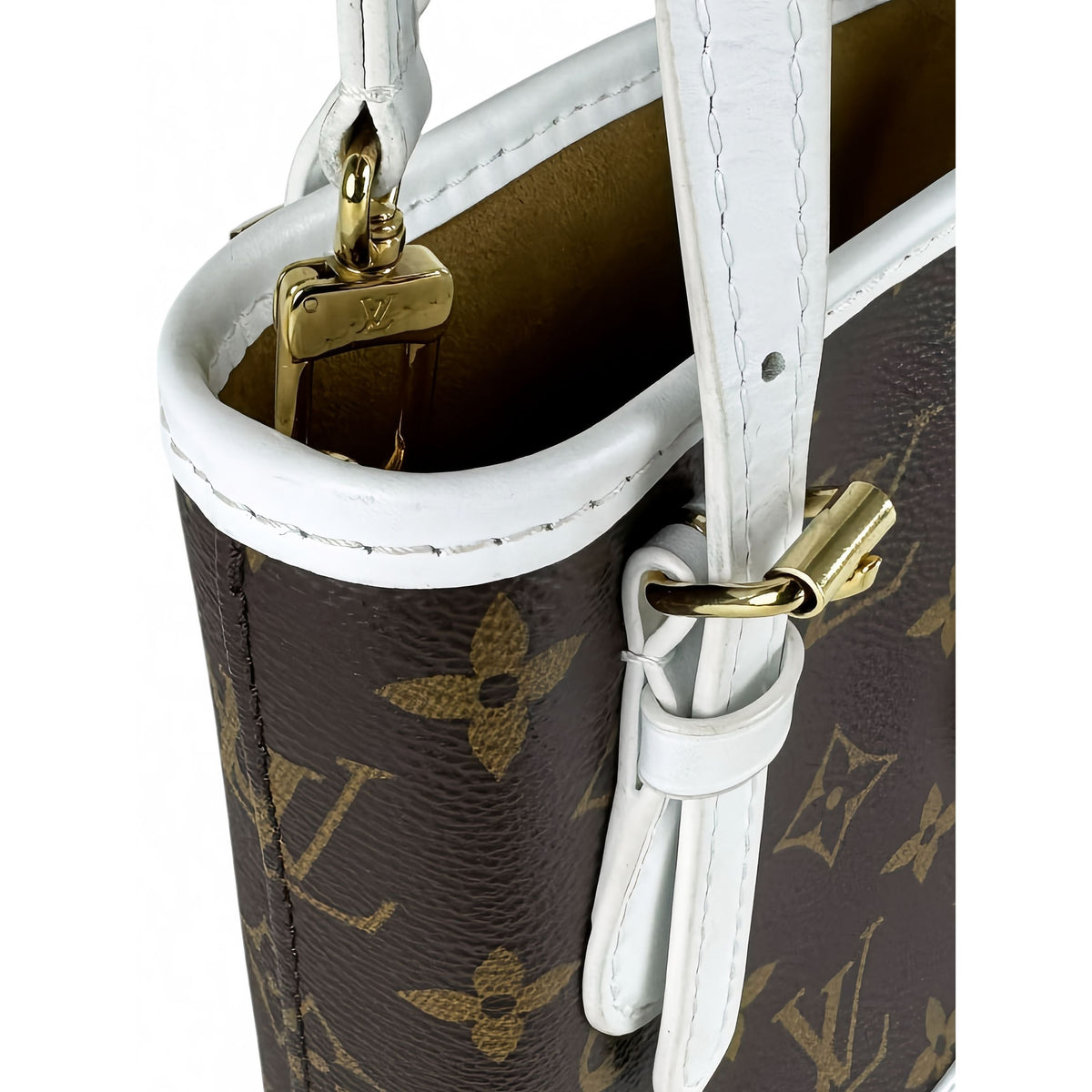Louis Vuitton LV Match Monogram Nano Bucket — Brown