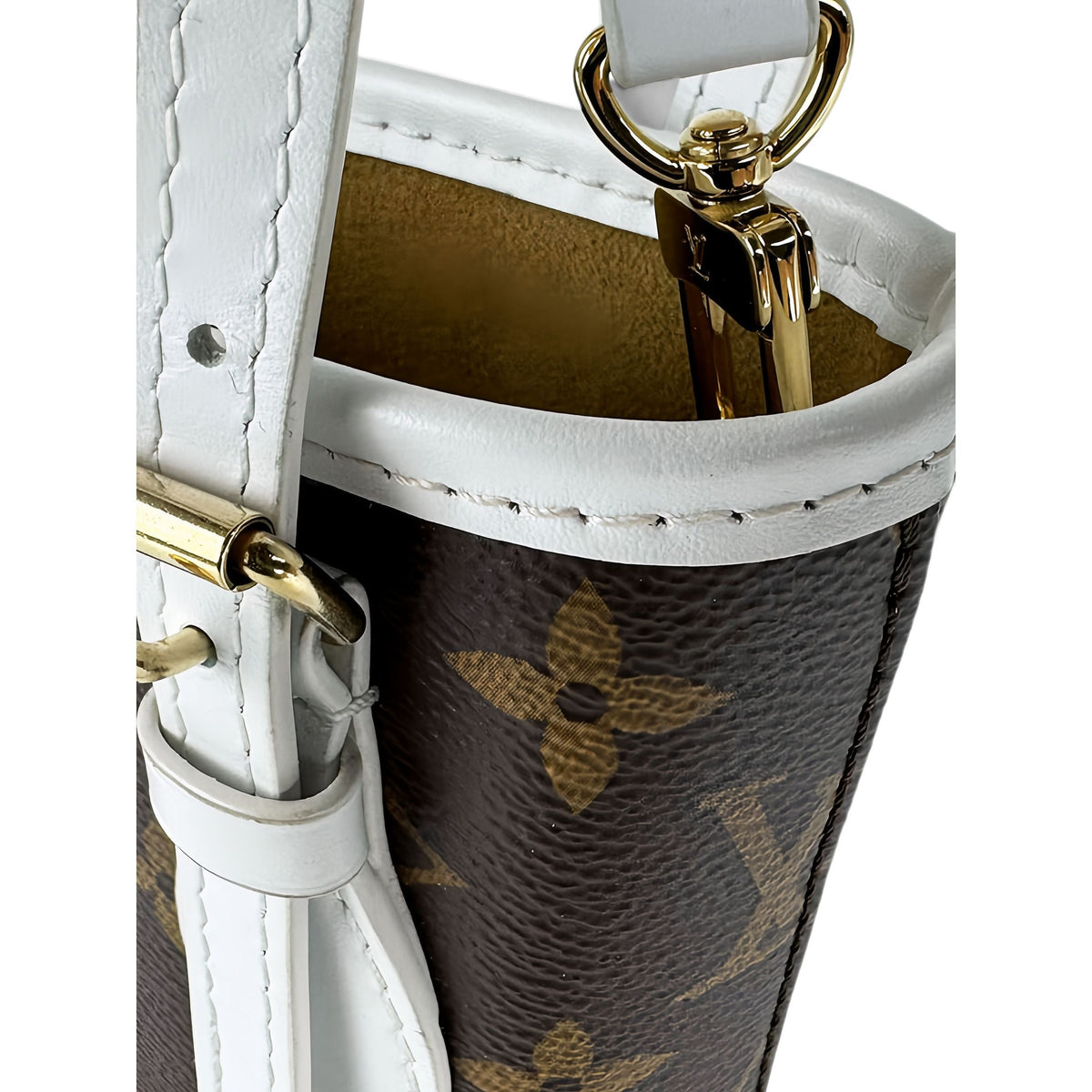 Louis Vuitton LV Match Monogram Nano Bucket — Brown