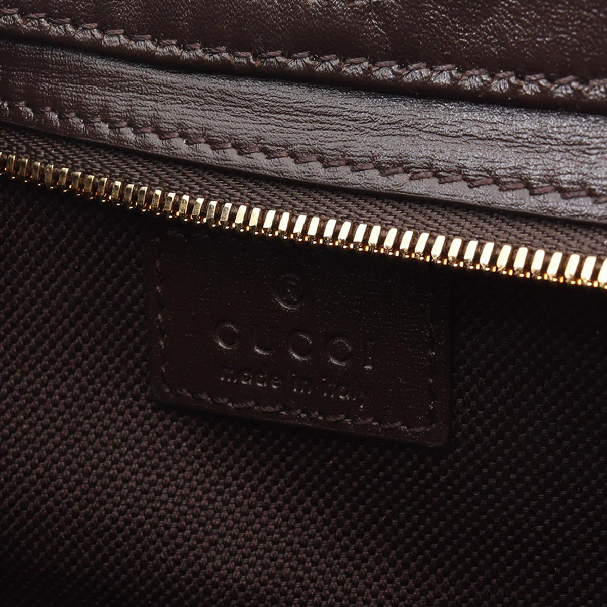 Gucci Mini GG Canvas Web Moon Side Shoulder Bag