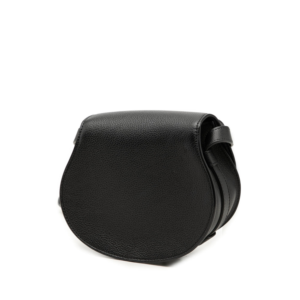 Chloé Small Grained Leather Marcie Saddle Crossbody