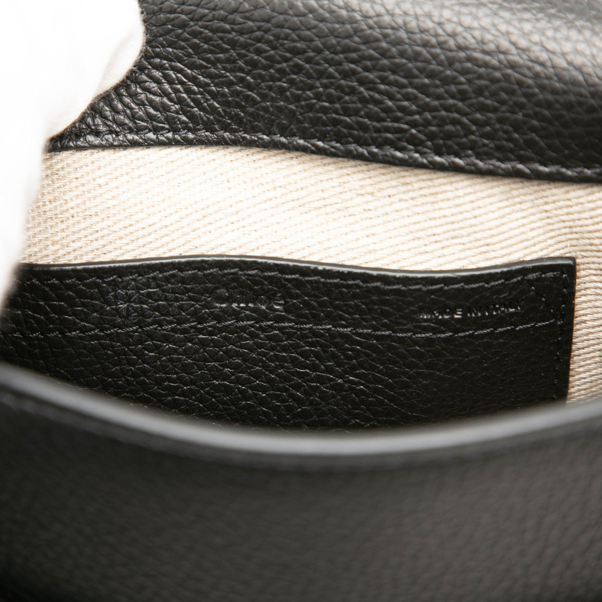 Chloé Small Grained Leather Marcie Saddle Crossbody
