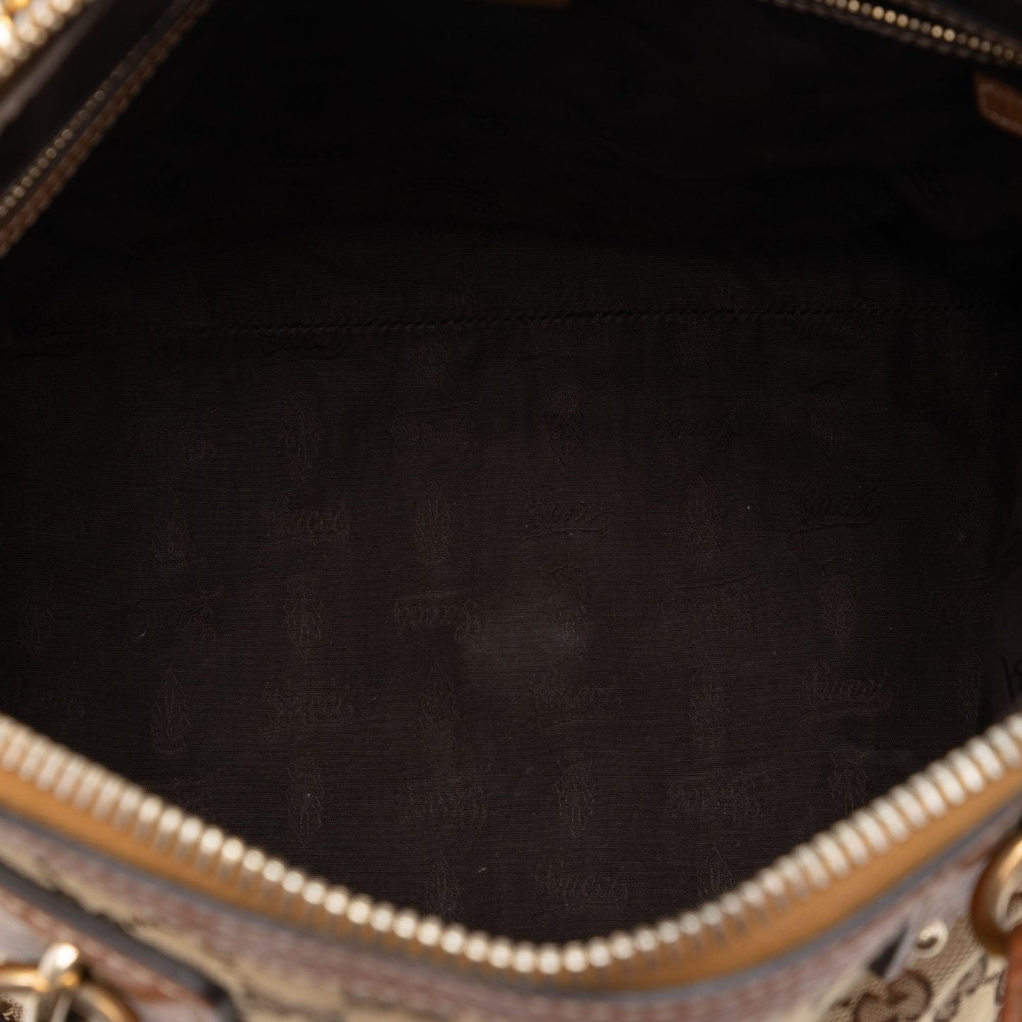 Gucci Medium GG Canvas Charm Dome Satchel