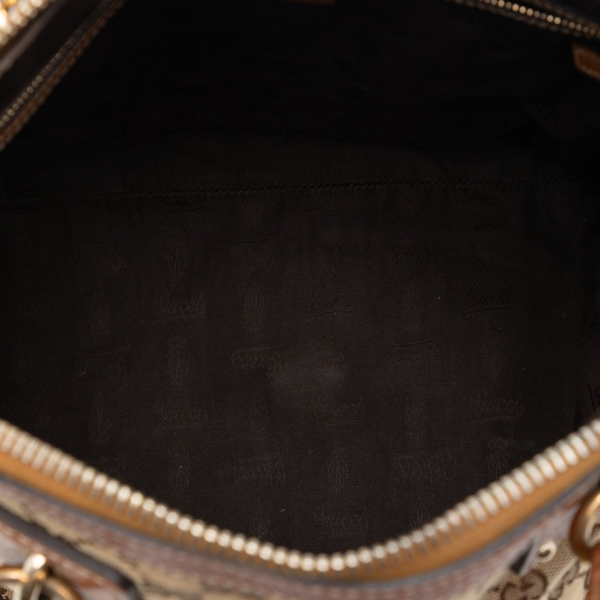 Gucci Medium GG Canvas Charm Dome Satchel