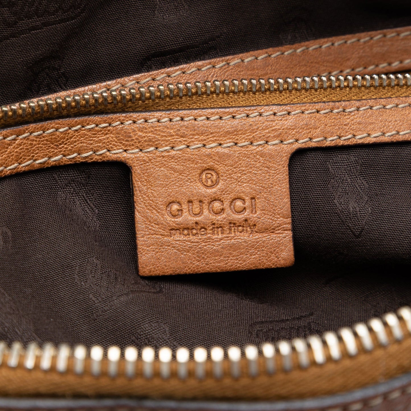 Gucci Medium GG Canvas Charm Dome Satchel
