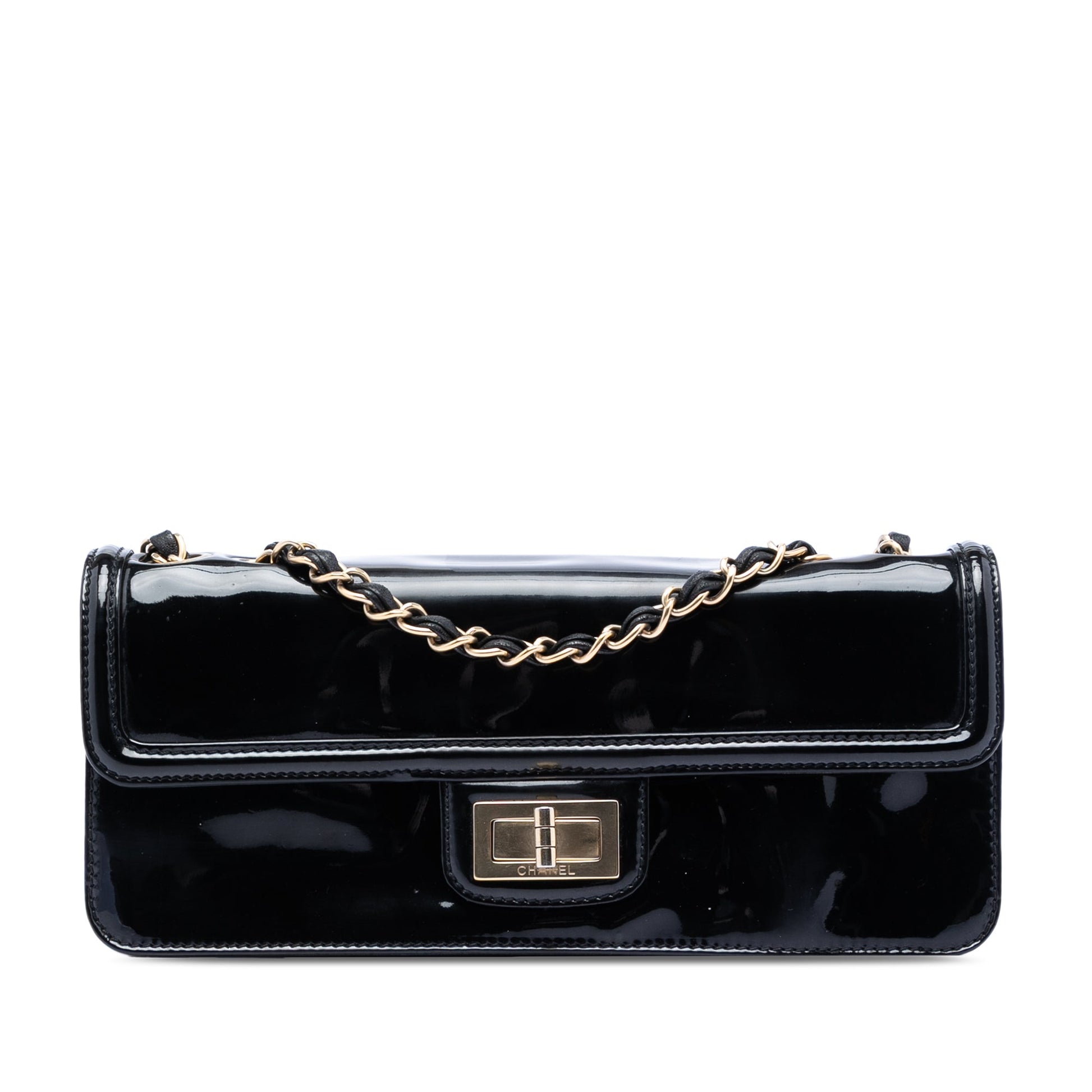 Chanel Patent Reissue 2.55 East West Flap