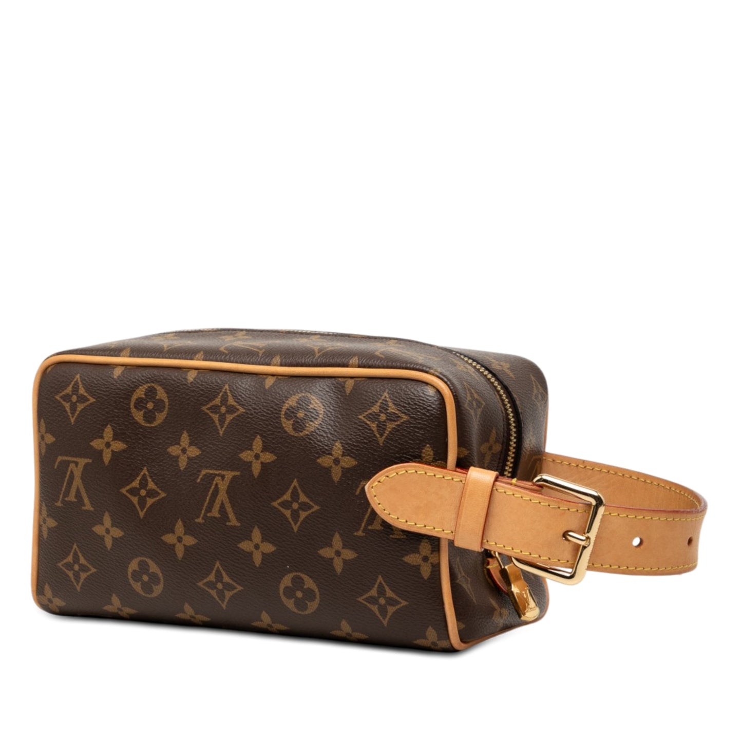 Louis Vuitton Monogram Locker Dopp Kit Clutch