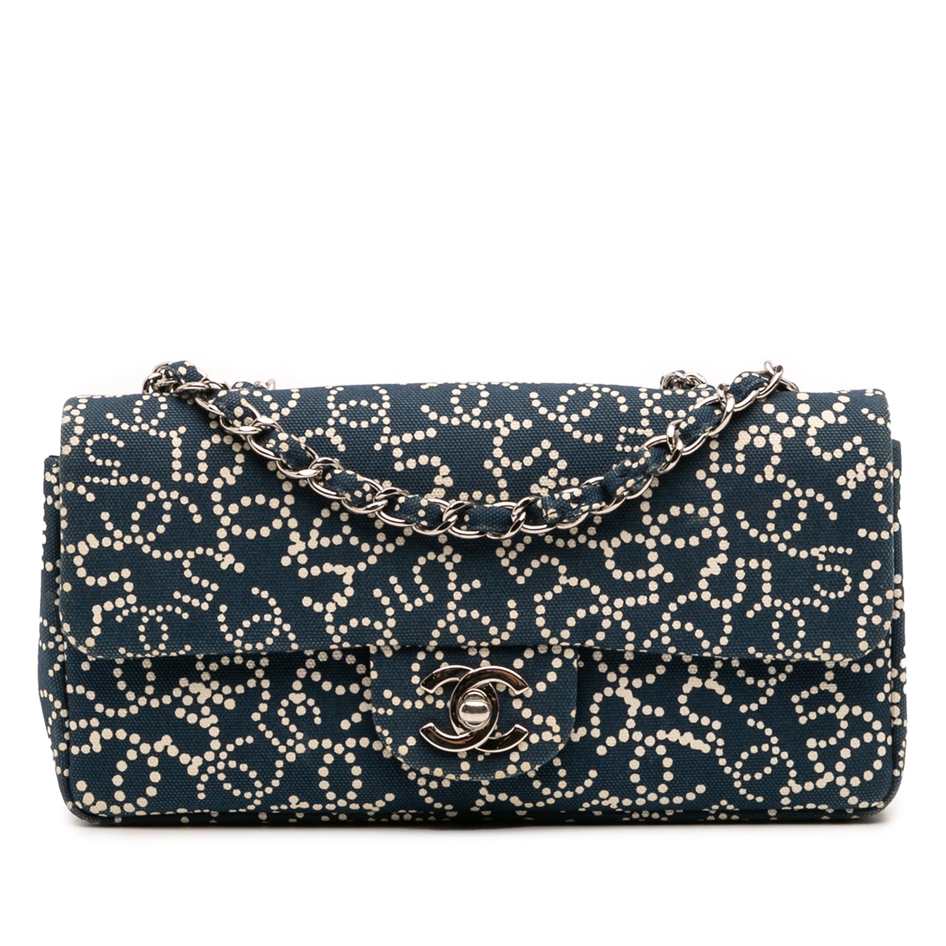 Chanel Small Printed Canvas CC No. 5 Flap