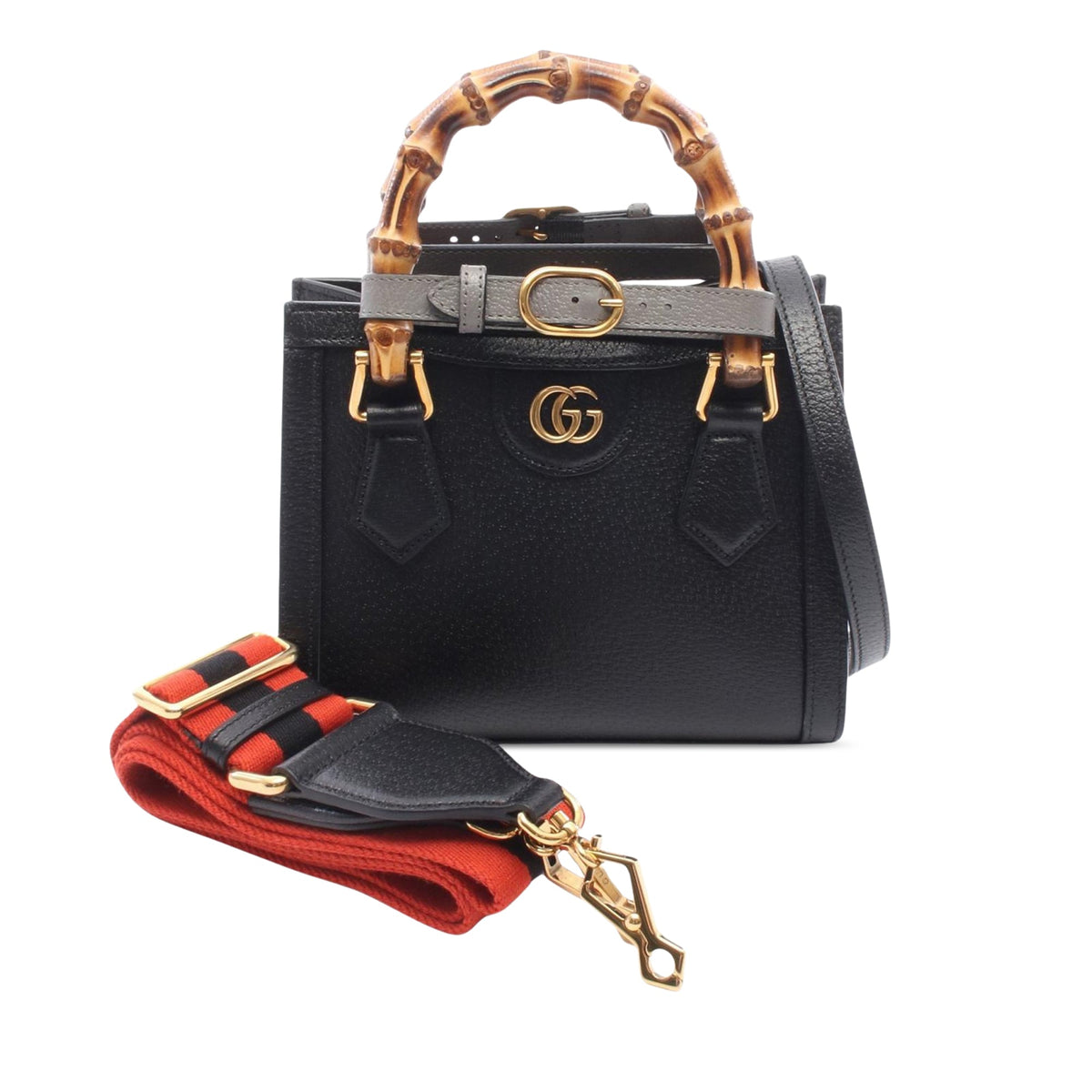 Gucci Small Calfskin Bamboo Diana Satchel
