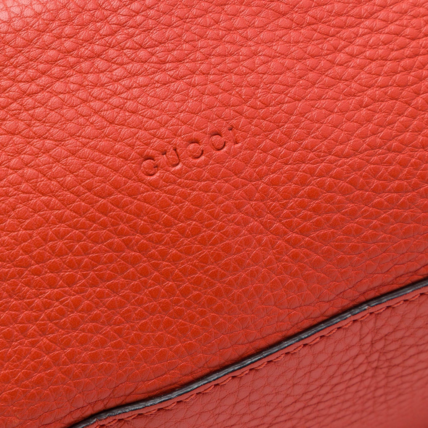 Gucci Large Calfskin Bamboo Daily Satchel