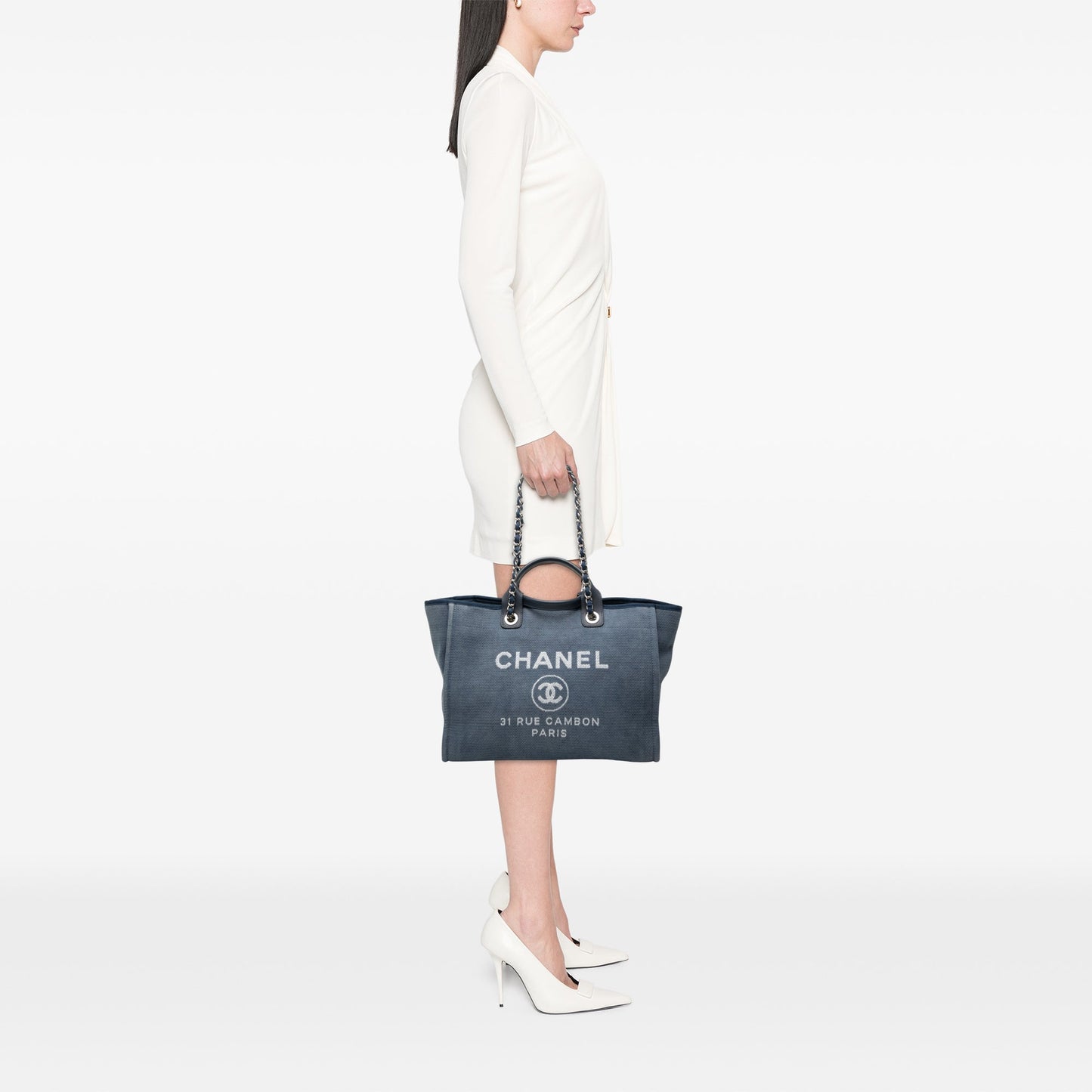 Medium Canvas Deauville Tote