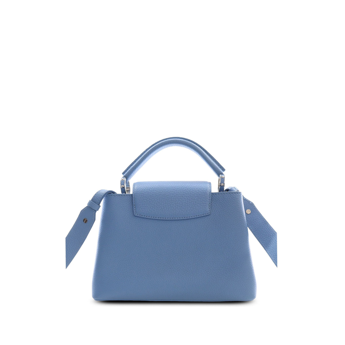 Louis Vuitton Taurillon Studded Capucines BB — Blue