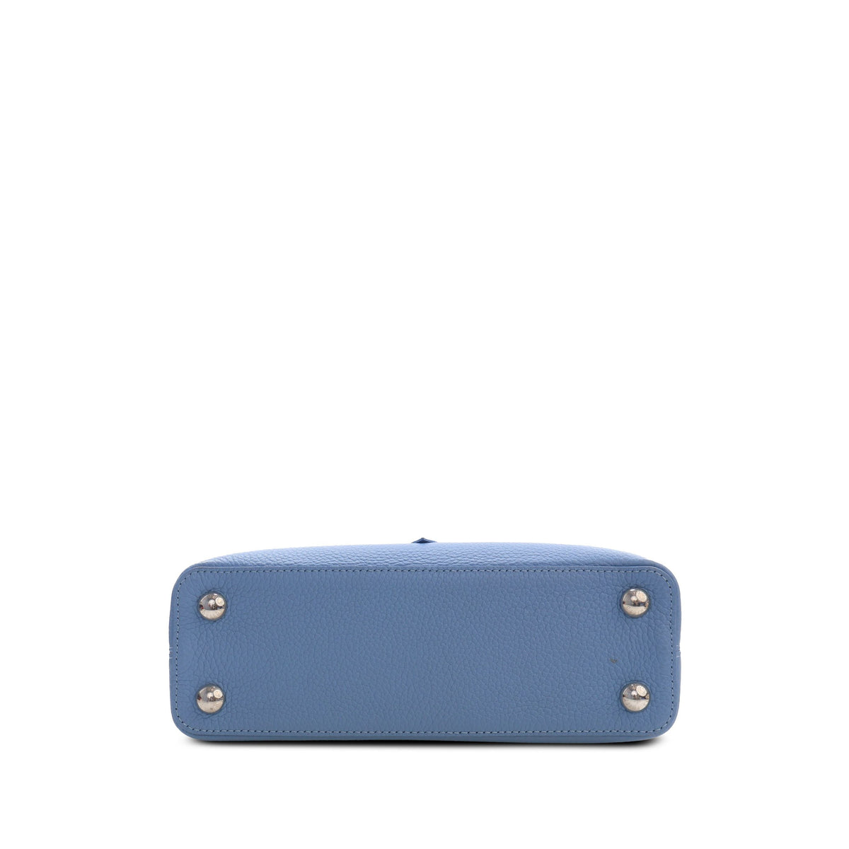 Louis Vuitton Taurillon Studded Capucines BB — Blue