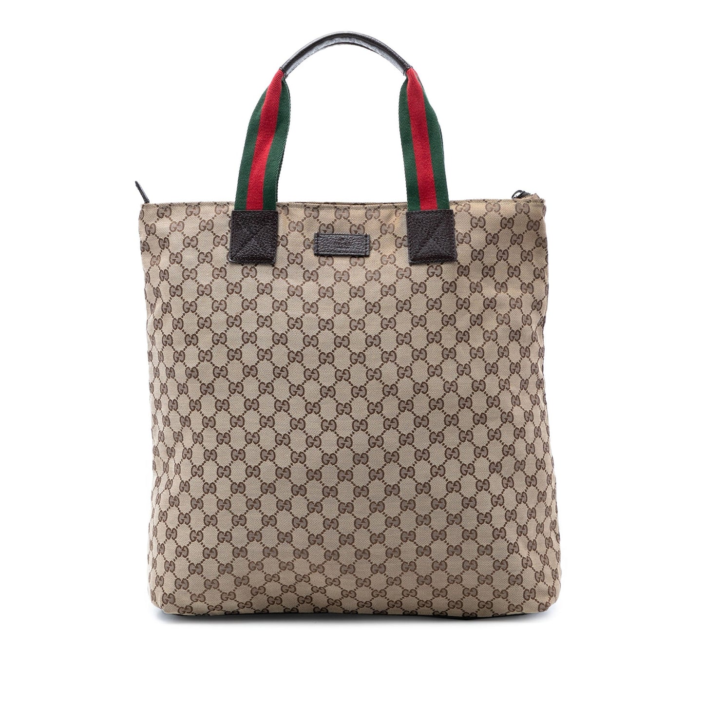 Gucci GG Canvas Web Vertical Tote