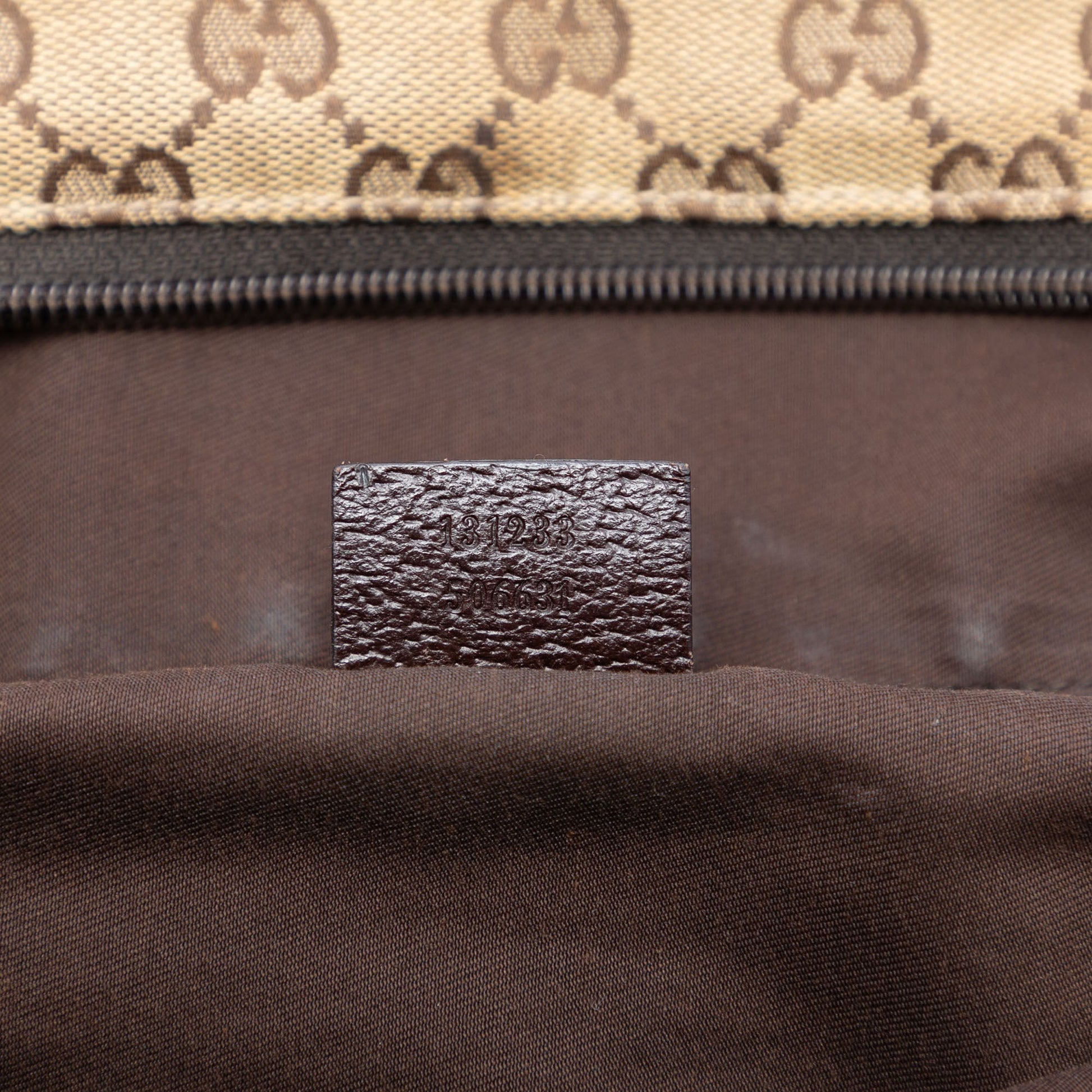 Gucci GG Canvas Web Vertical Tote