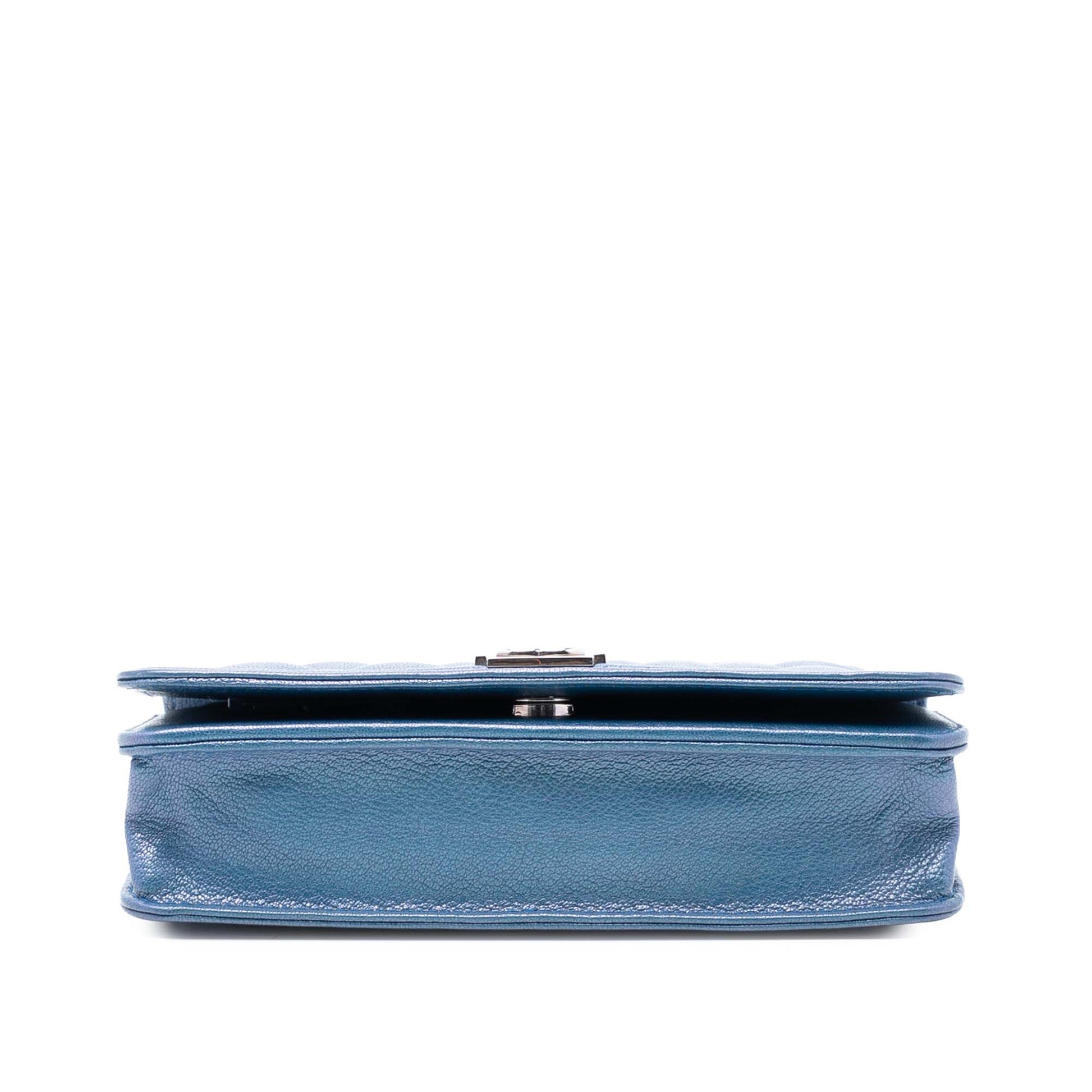 Chanel Quilted Calfskin Boy Wallet on Chain