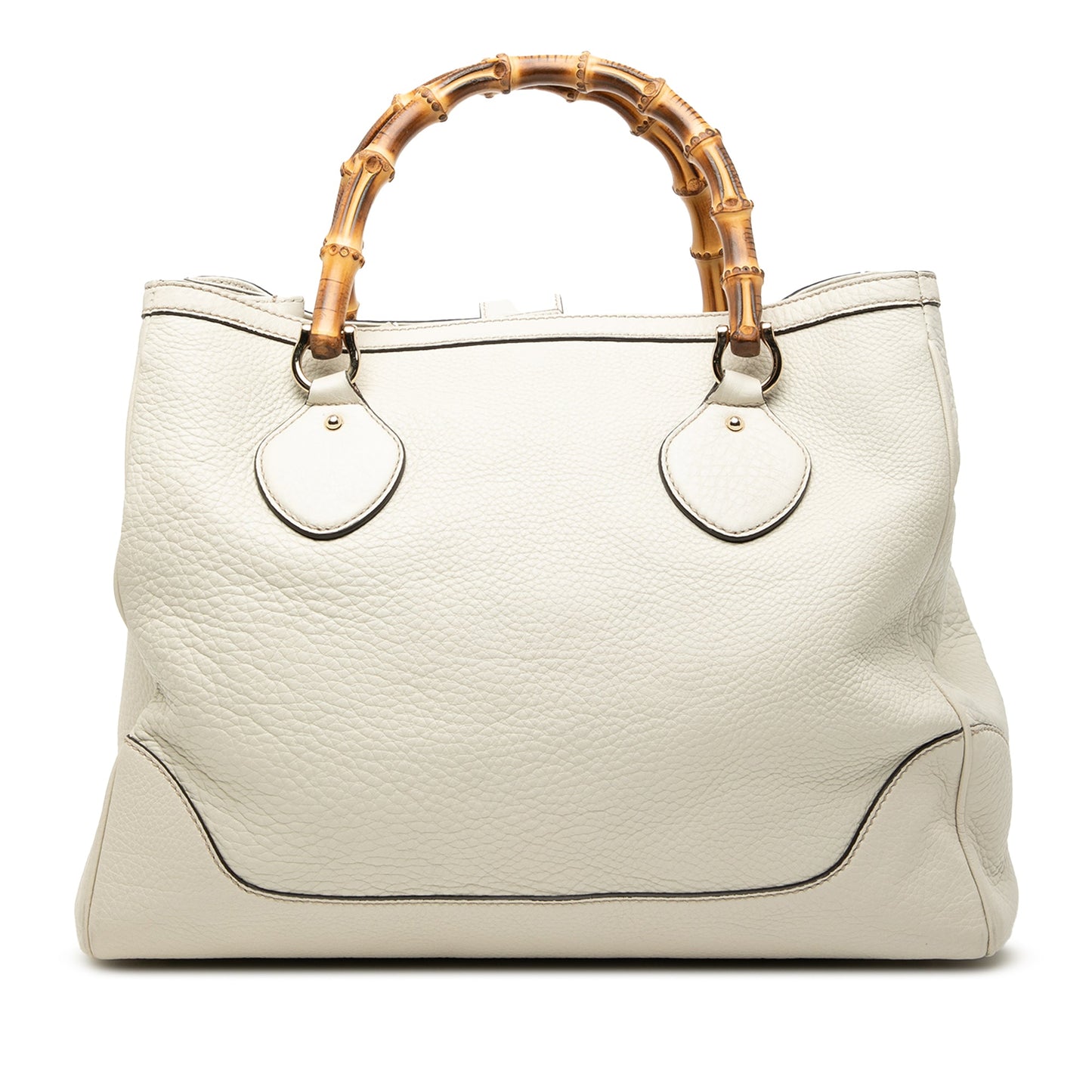 Gucci Medium Leather Bamboo Diana Tote