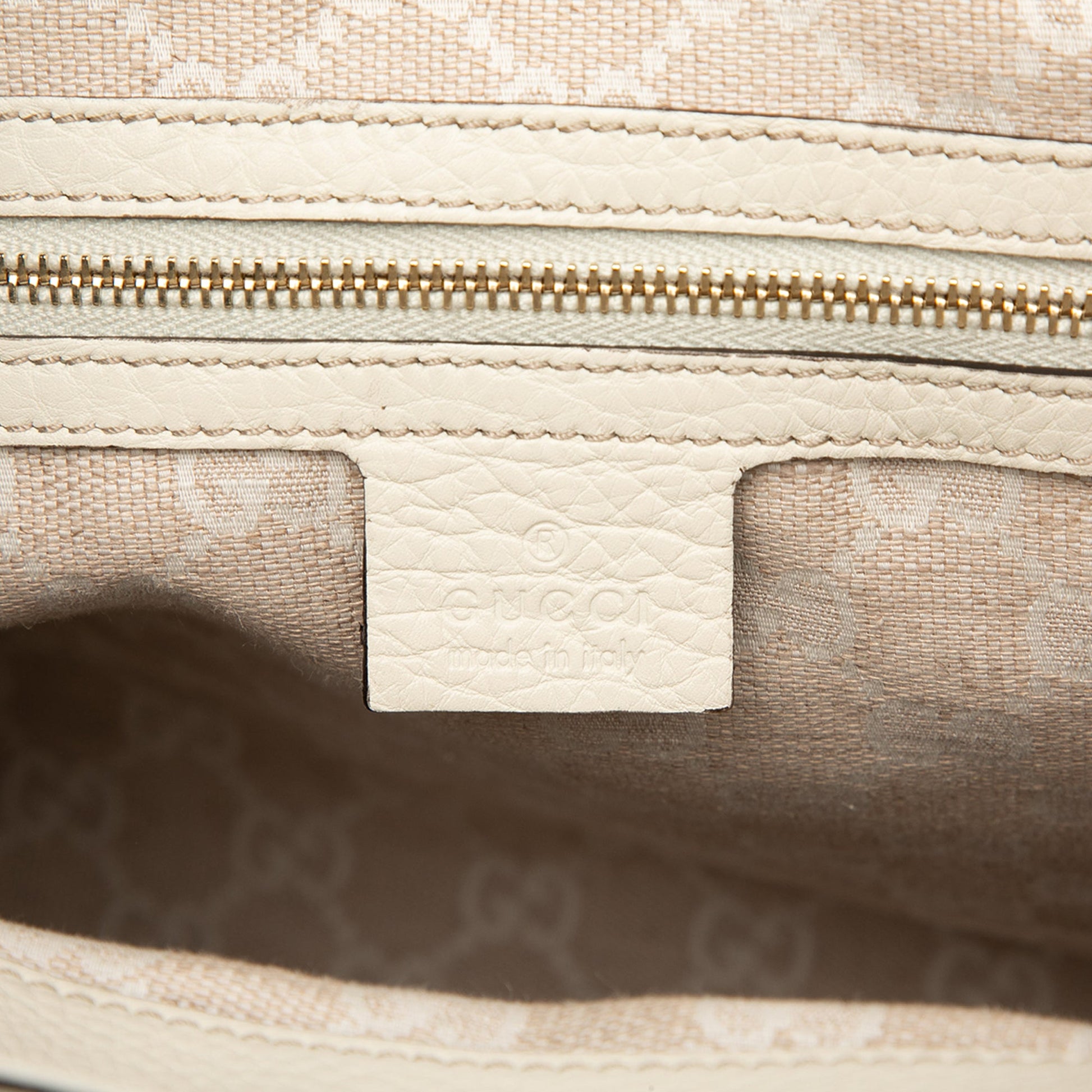 Gucci Medium Leather Bamboo Diana Tote