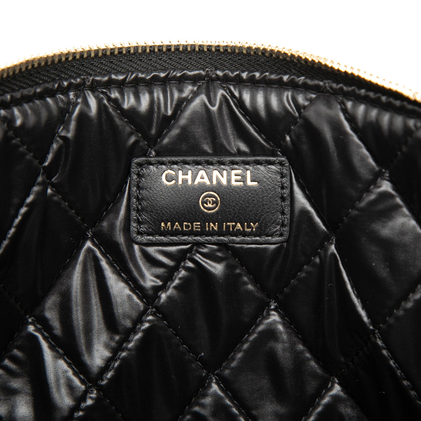 Medium Quilted Lambskin Camellia O Case Clutch